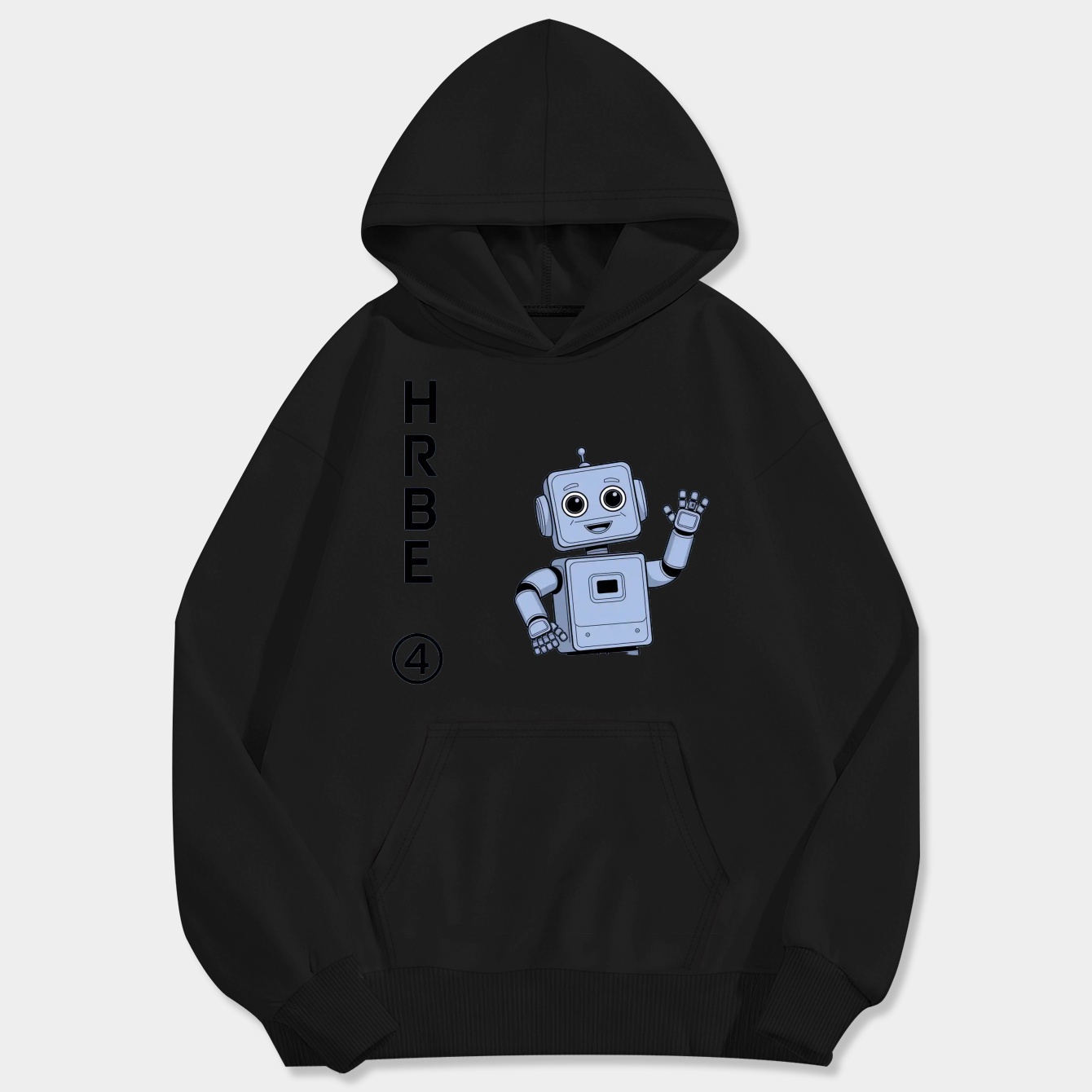 The Fantastic 4: First Steps H.E.R.B.I.E. Men's Big & Tall Hoodie