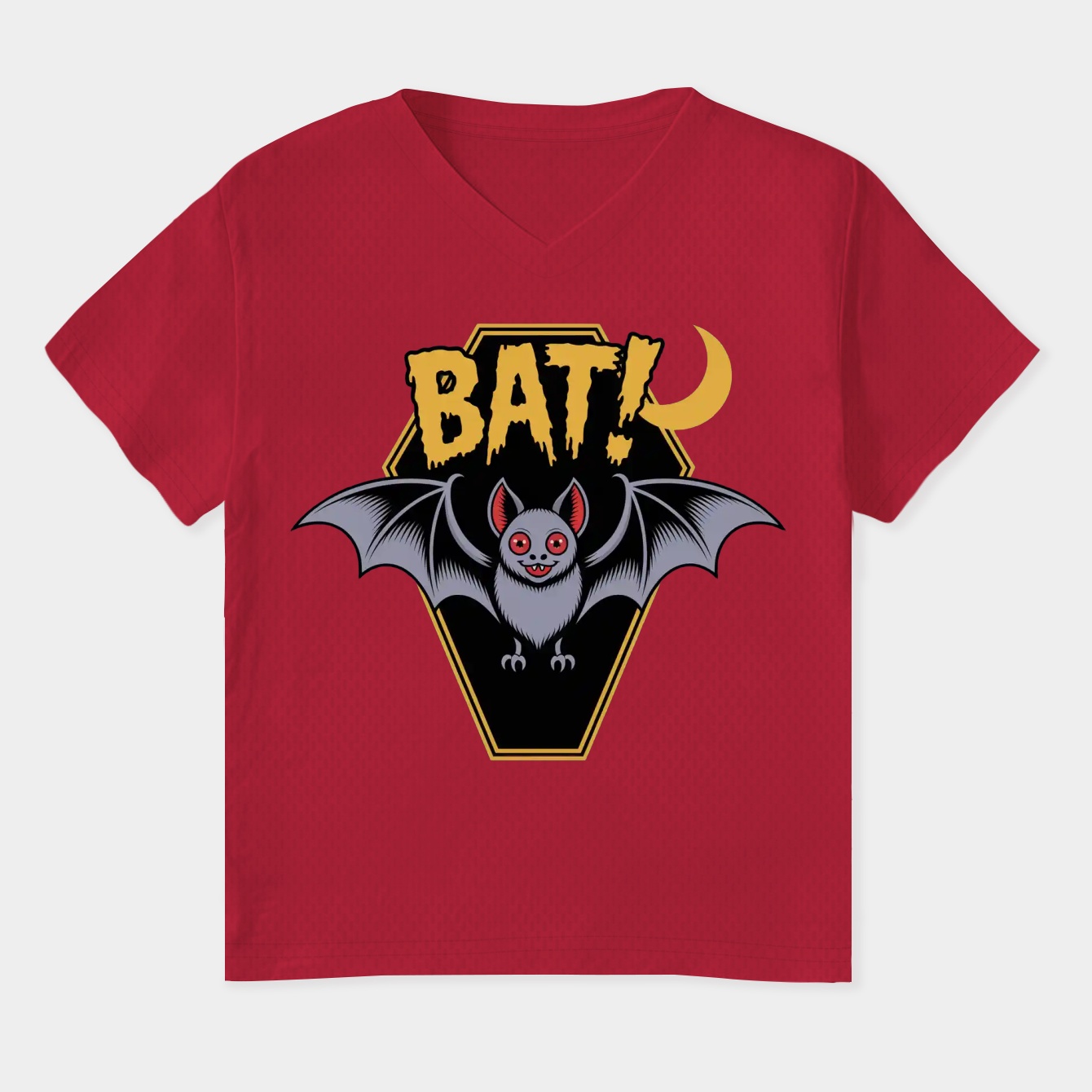 BAT! Grey Variant Women's Plus Size V-Neck T-Shirt