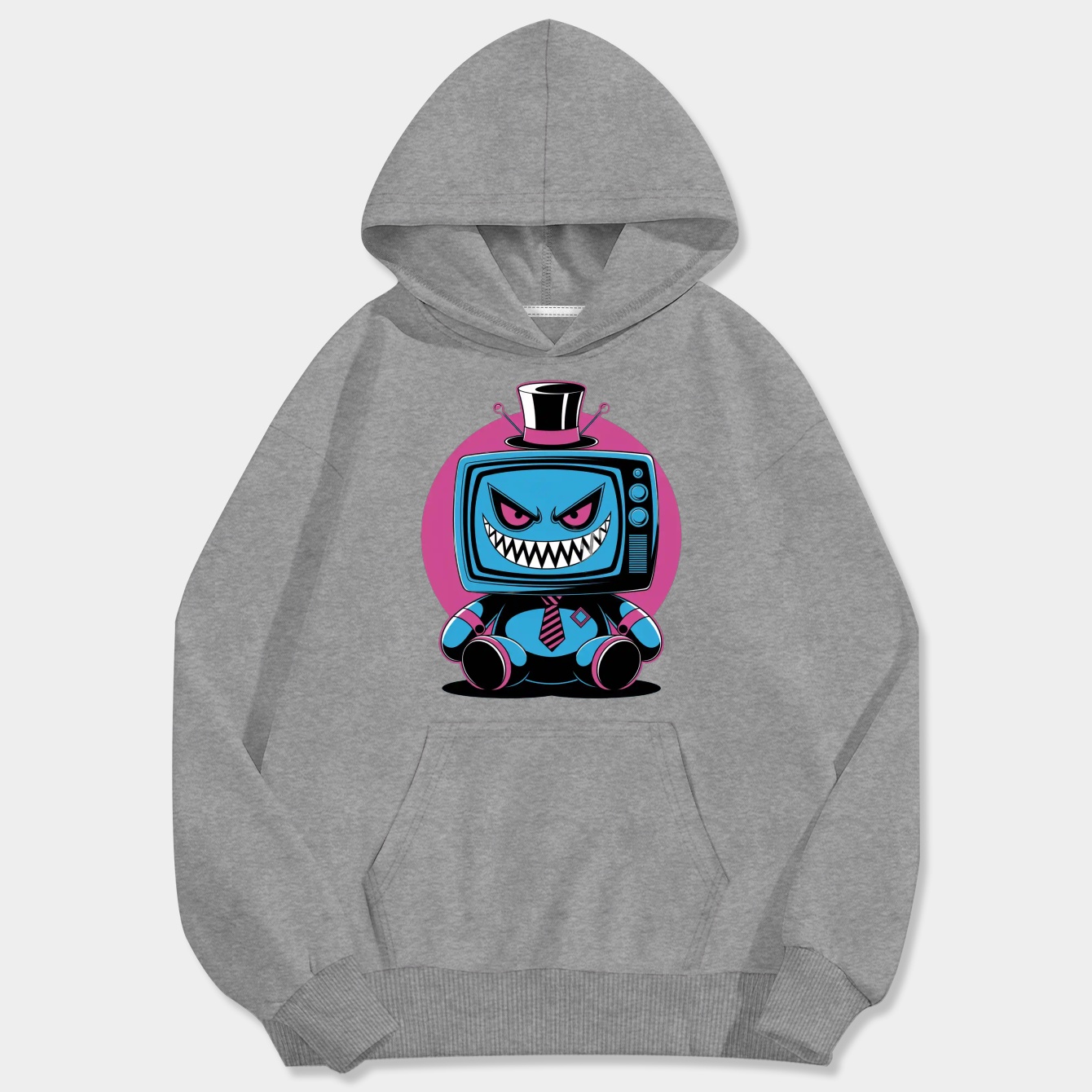 Hazbin Hotel Vox Character Men's Big & Tall Hoodie