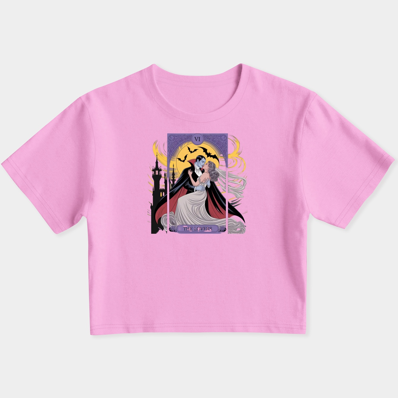 The Lovers Tarot Card – Gothic Vampire Dracula and Bride