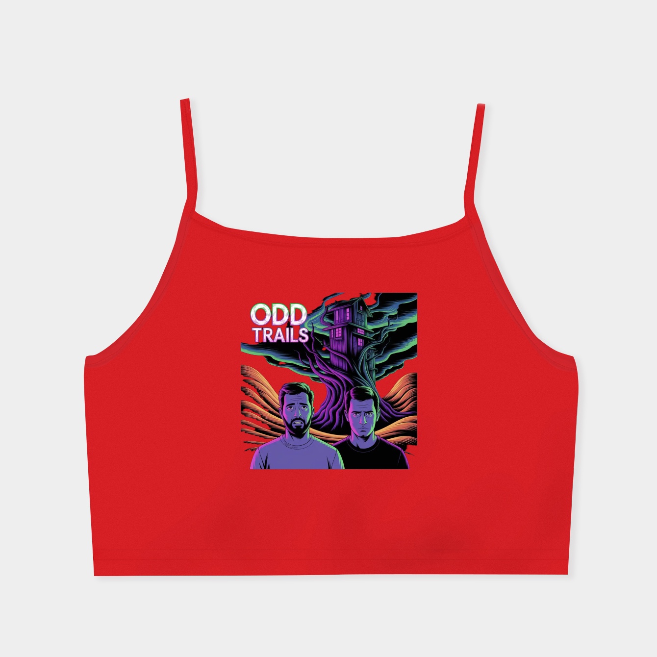 Odd Trails cover art Women's  Spaghetti Strap Tank Top