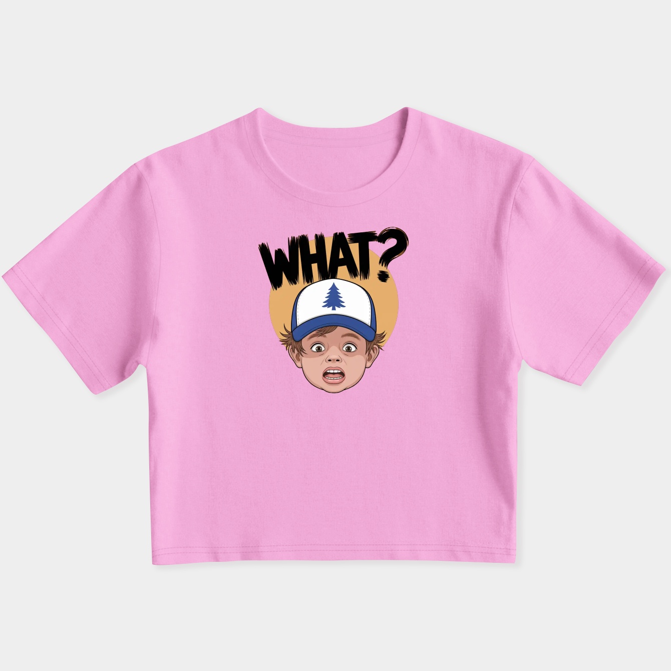 Dipper What Expression Women's Slim Fit Baby Tee