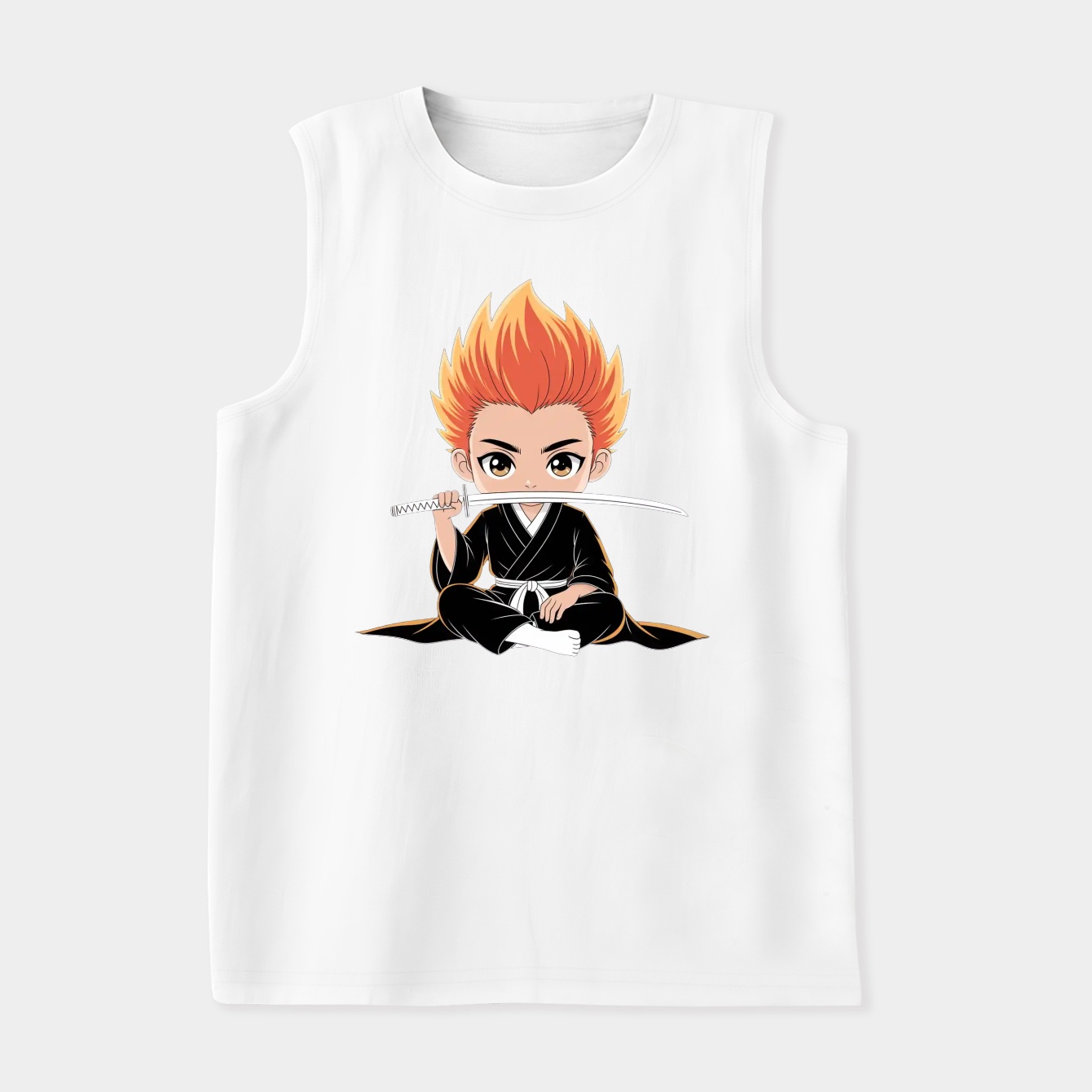 ichigo chibi sitting pose Women's Soft Tank Top