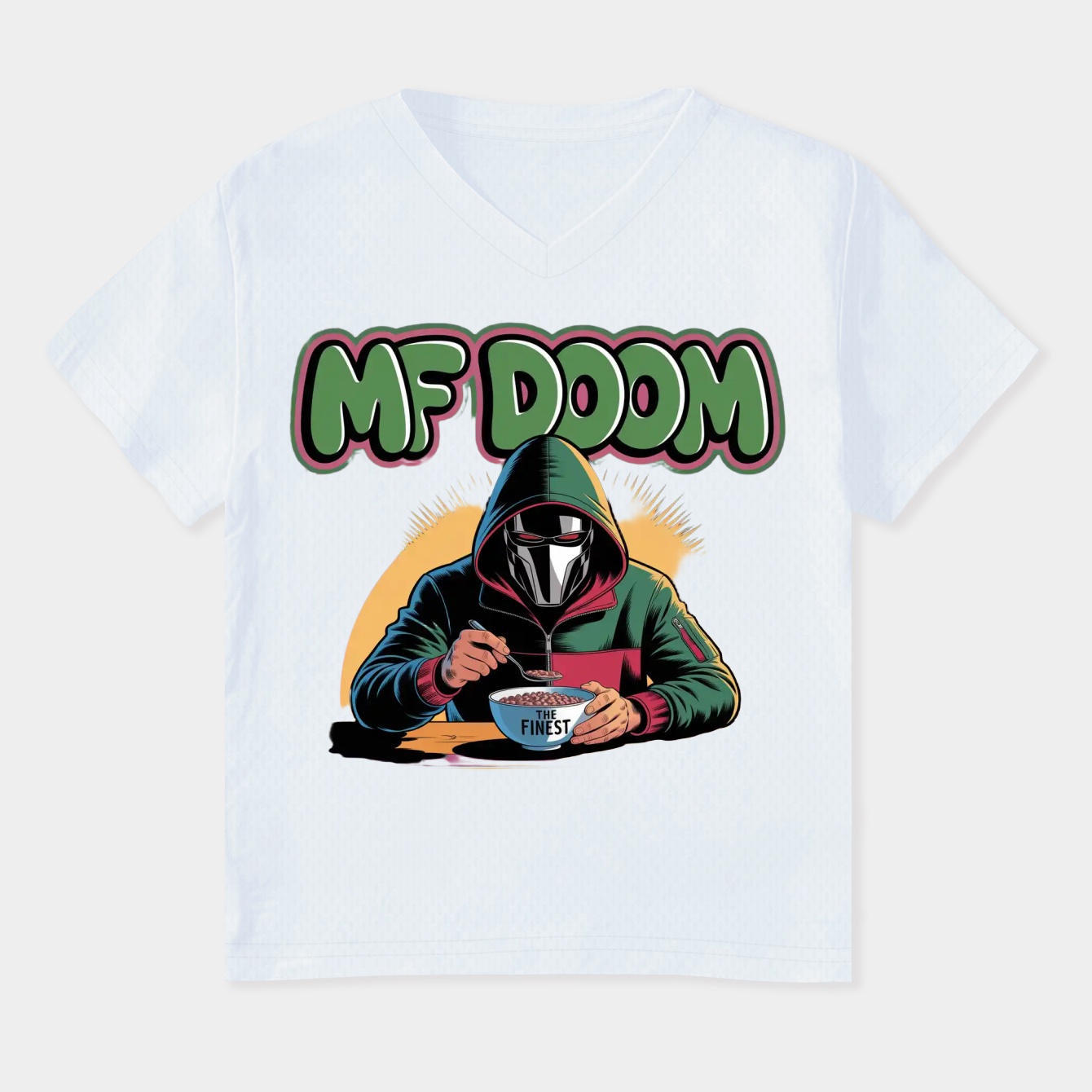 ALL CAPS-MF COMIC Women's Plus Size V-Neck T-Shirt