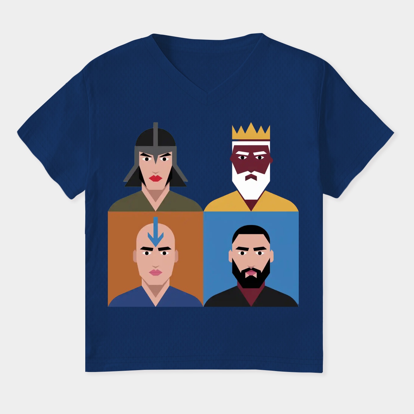 The Avatar Cycle Women's Plus Size V-Neck T-Shirt