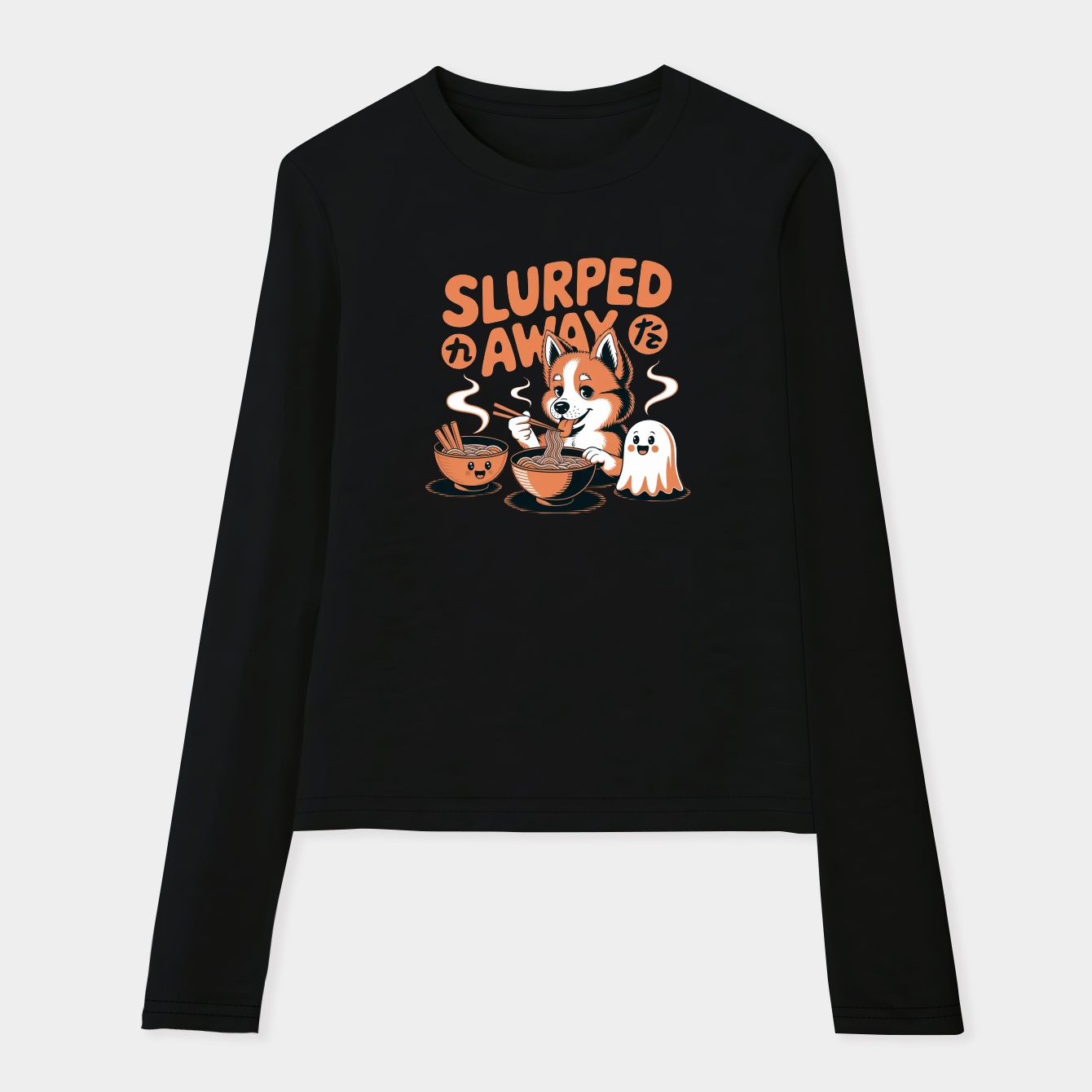 Slurped Away Women's Soft Long Sleeve T-Shirt