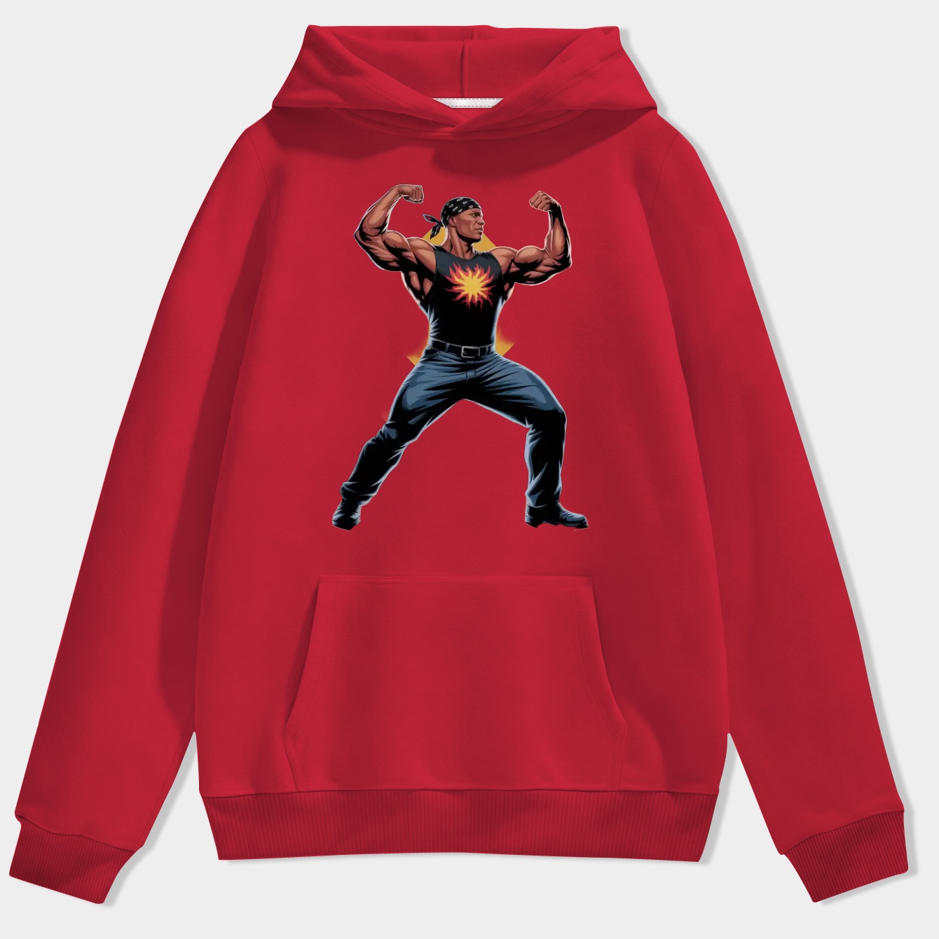 Hulk Hogan Pose Power Men's Hoodie
