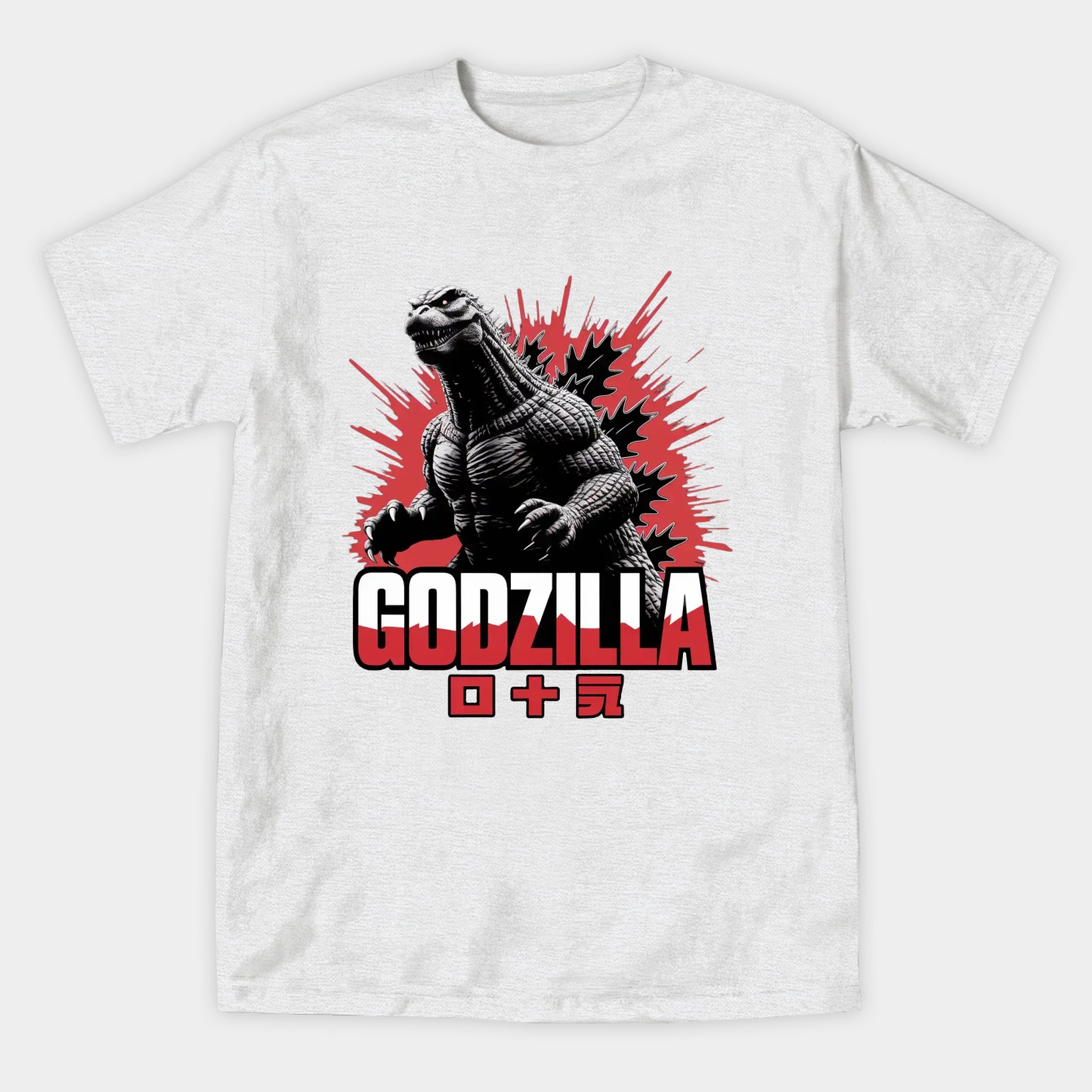 Godzilla Snarling Portrait Women's Athletic Performance T-Shirt