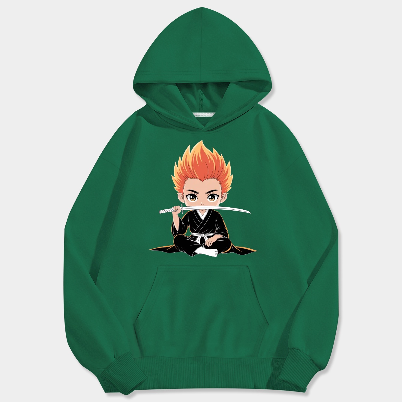 ichigo chibi sitting pose Men's Big & Tall Hoodie