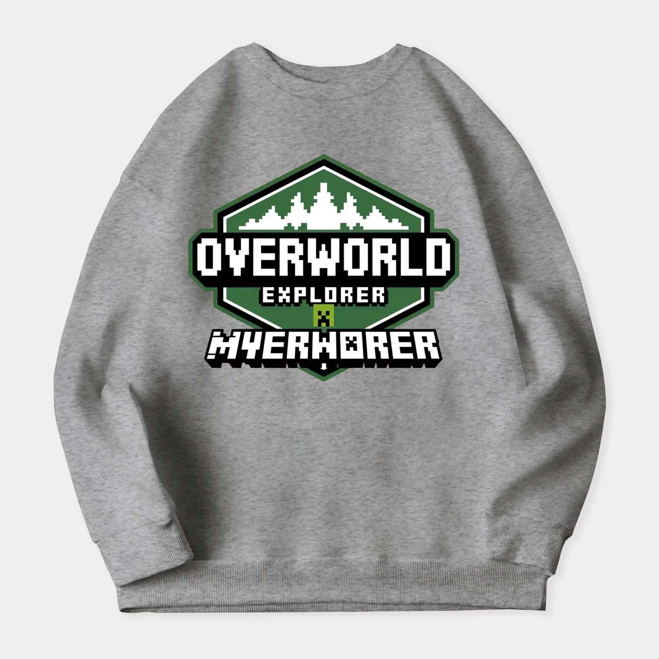 Minecraft Overworld Explorer Women's Plus Size Sweatshirt