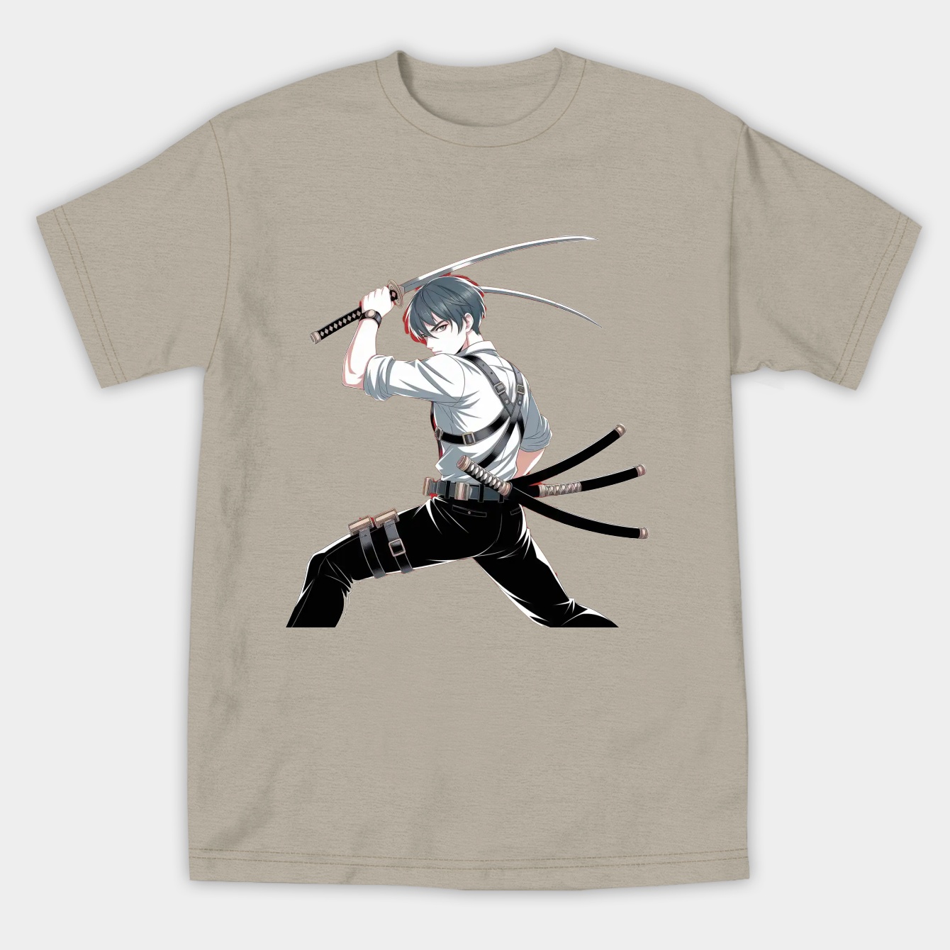 levi ackerman art Women's Athletic Performance T-Shirt