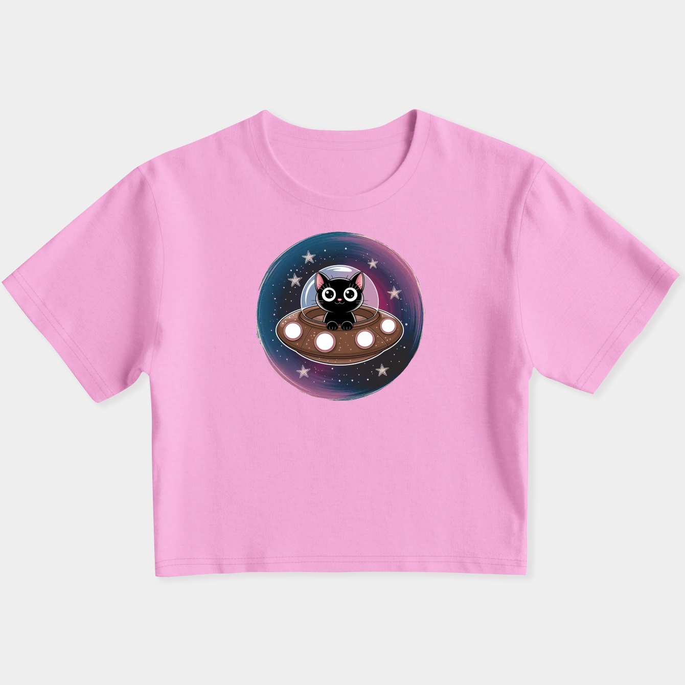 Cookie Cat Women's Slim Fit Baby Tee