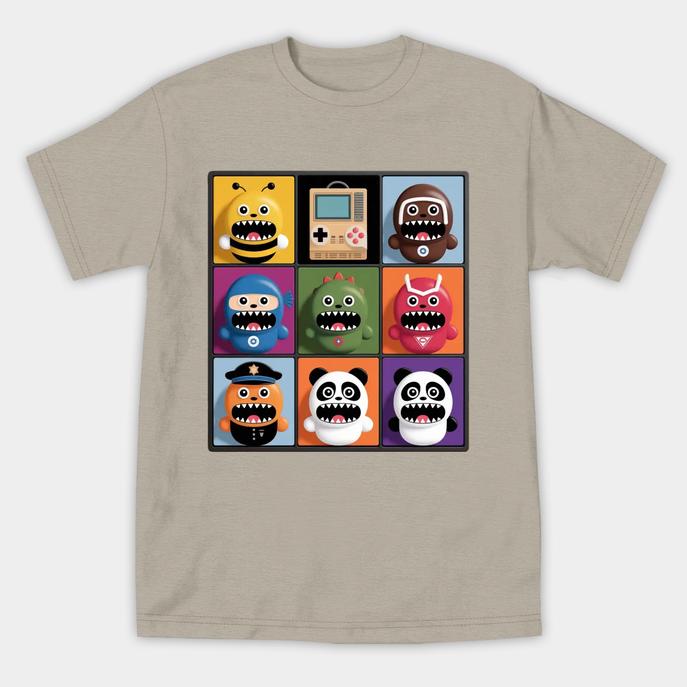 Domo Halloween Costume Grid Women's Athletic Performance T-Shirt