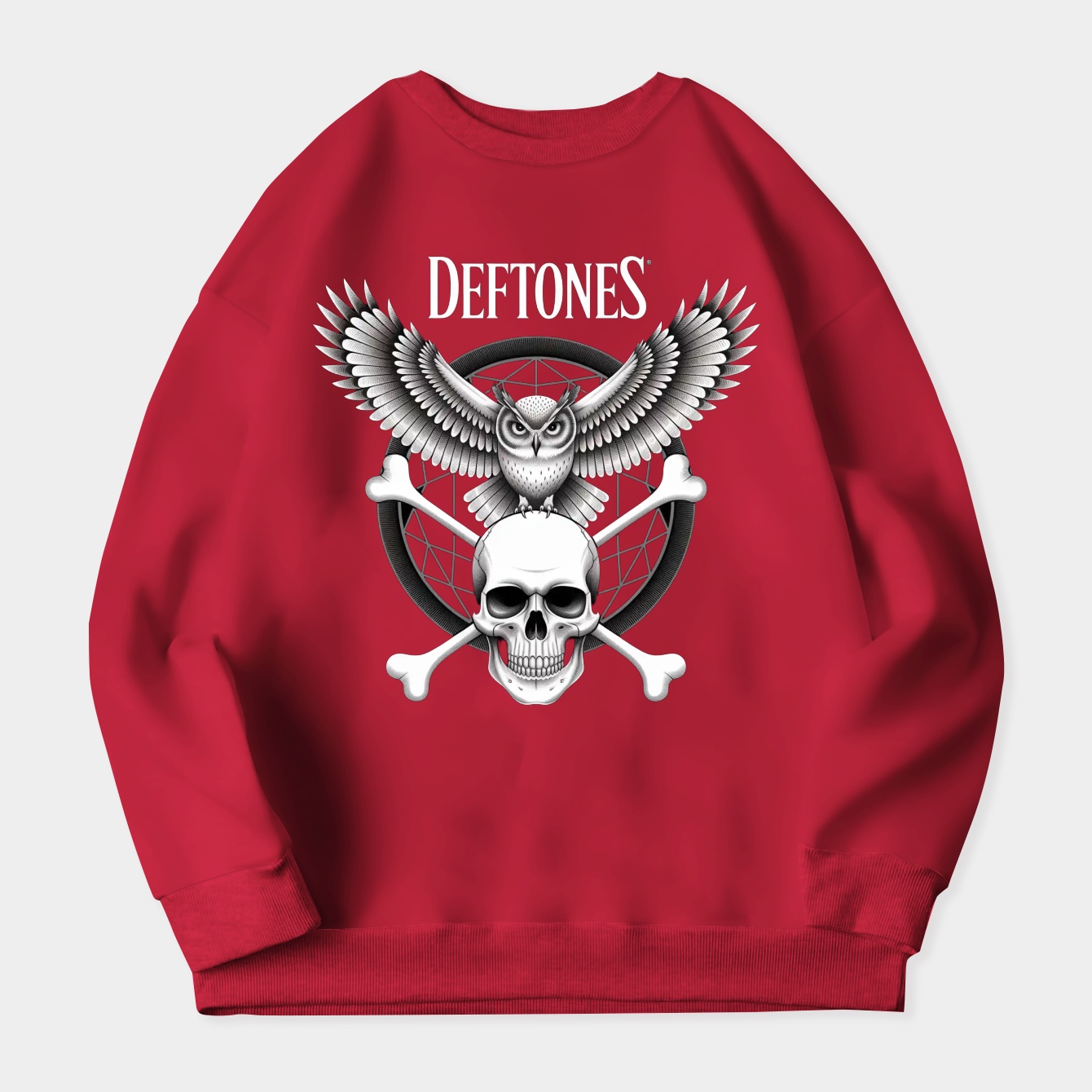 Deftones Band Skull Owl Design