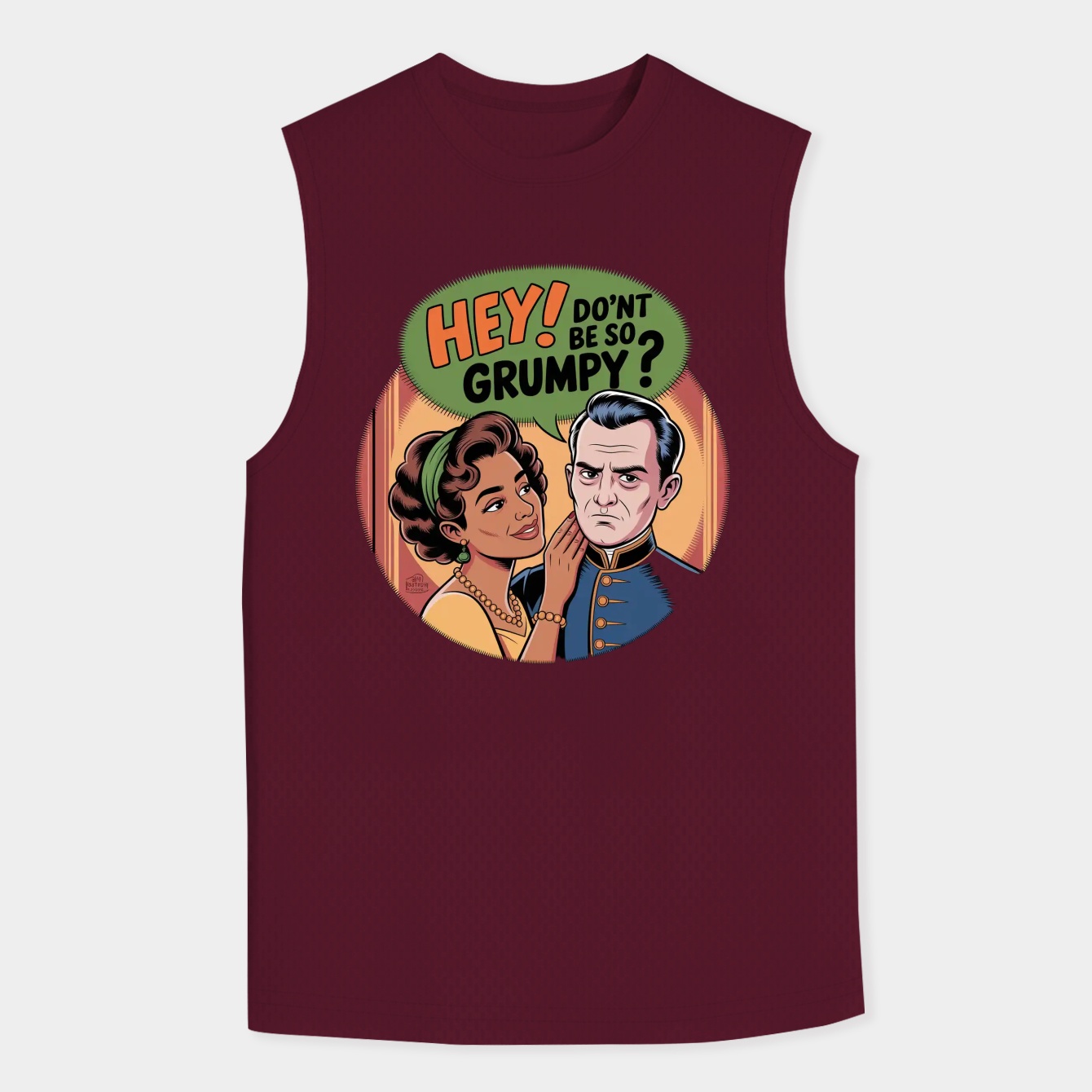 Hey! Don't be so grumpy Men's Tank Top