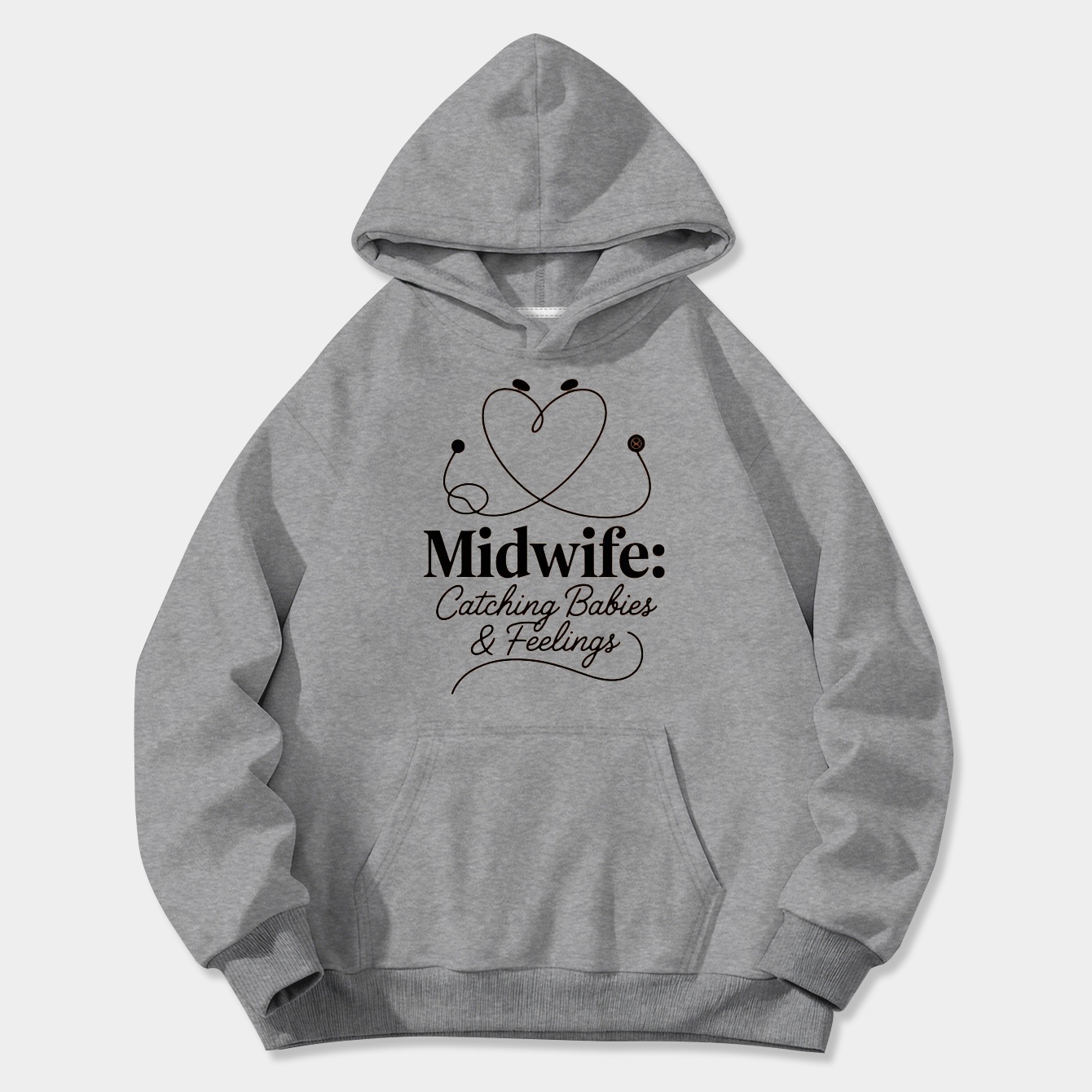 Midwife Christmas Gift - Professional Pride - Funny Midwifery Quote Women's Plus Size Hoodie