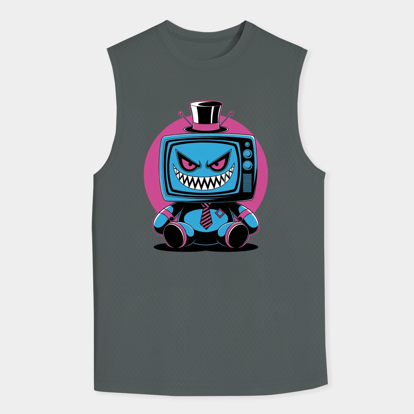 Hazbin Hotel Vox Character Men's Big & Tall Tank Top