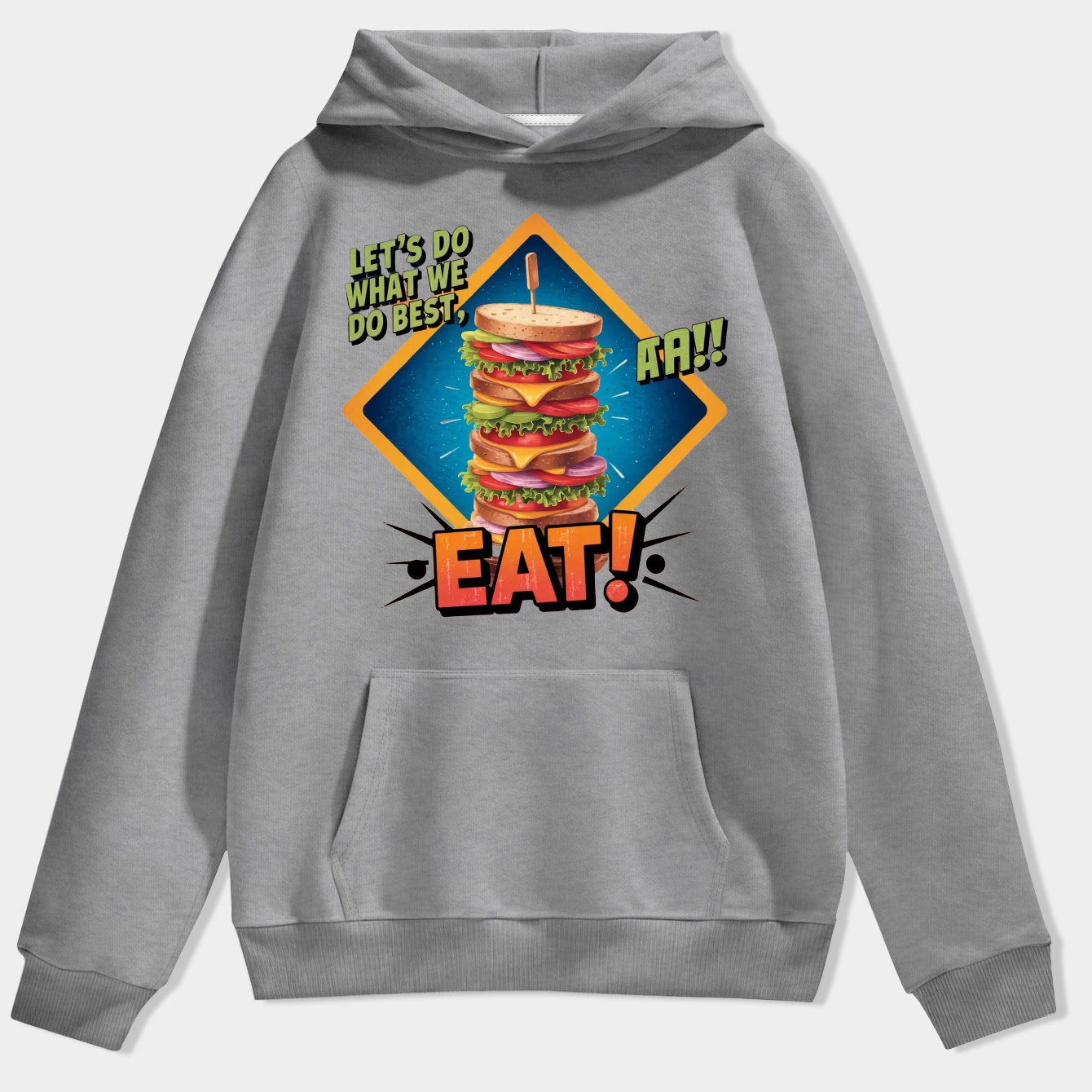 LETS EAT Men's Hoodie