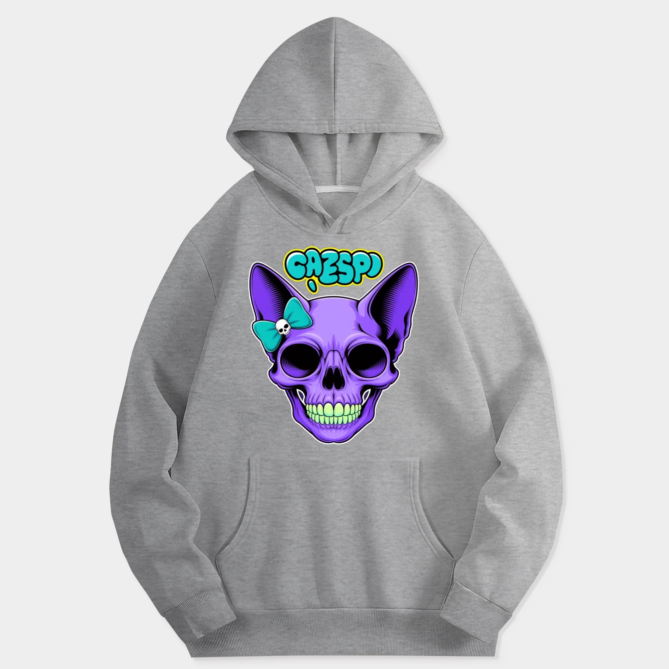 Skull Kitty! Hello undead! Women's Hoodie