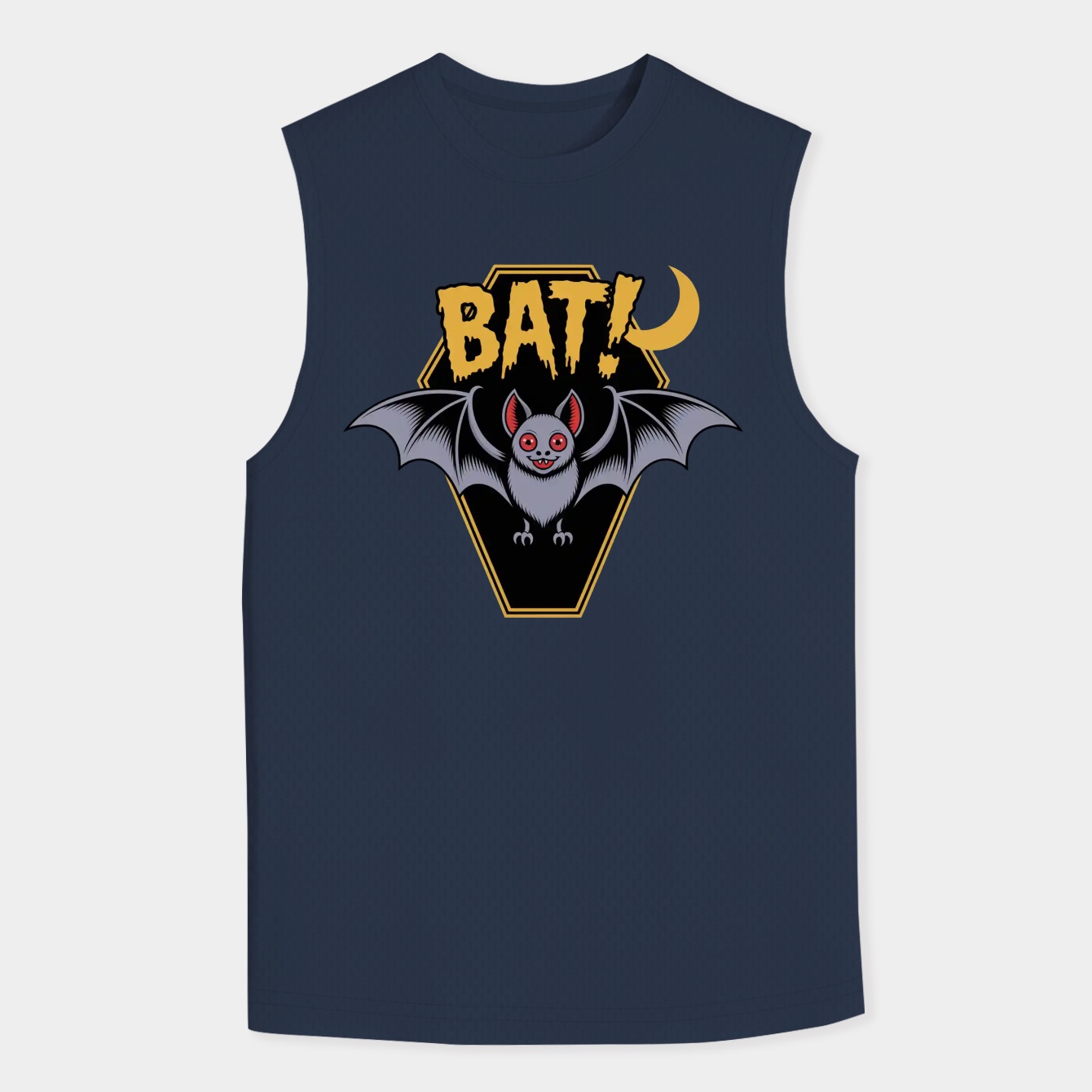 BAT! Grey Variant Men's Big & Tall Tank Top