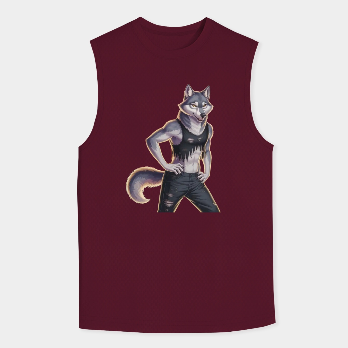 Vortex in Crimson Flames Men's Big & Tall Tank Top