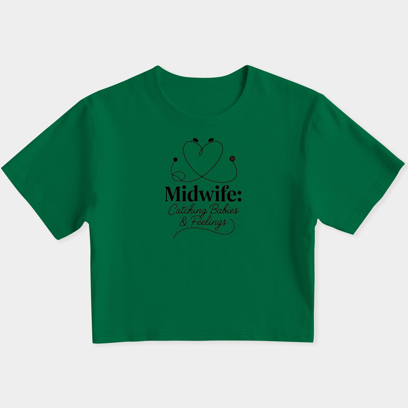 Midwife Christmas Gift - Professional Pride - Funny Midwifery Quote Women's Slim Fit Baby Tee