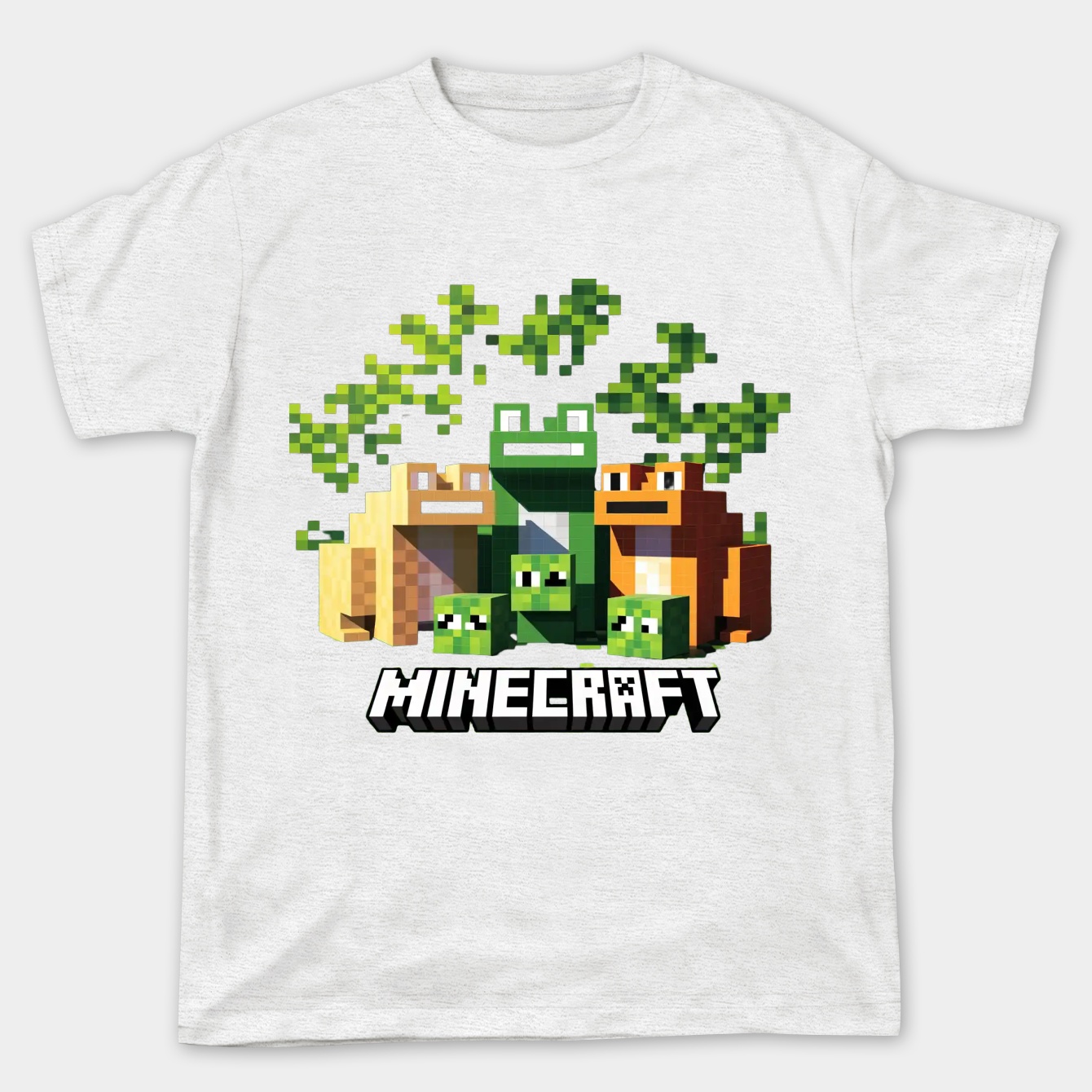 Minecraft Wild Frogs Women's Plus Size T-shirt