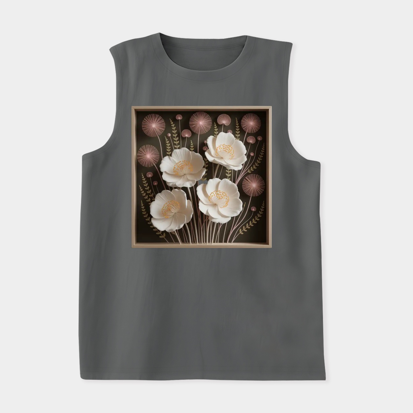 flying flowers Women's Soft Tank Top