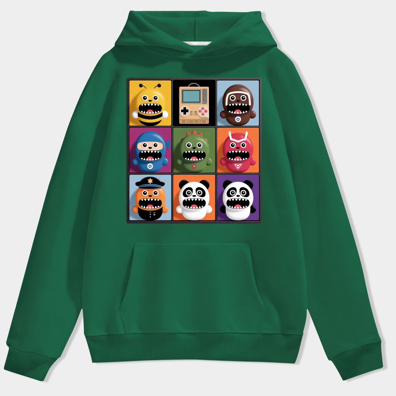 Domo Halloween Costume Grid Men's Hoodie
