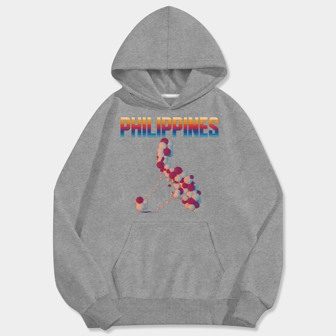 Philippines Pride Men's Big & Tall Hoodie