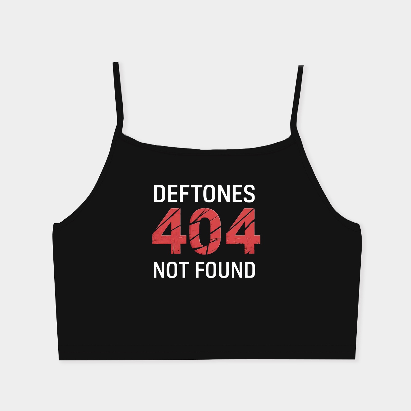 404 Not Found Deftones Women's Spaghetti Strap Tank Top