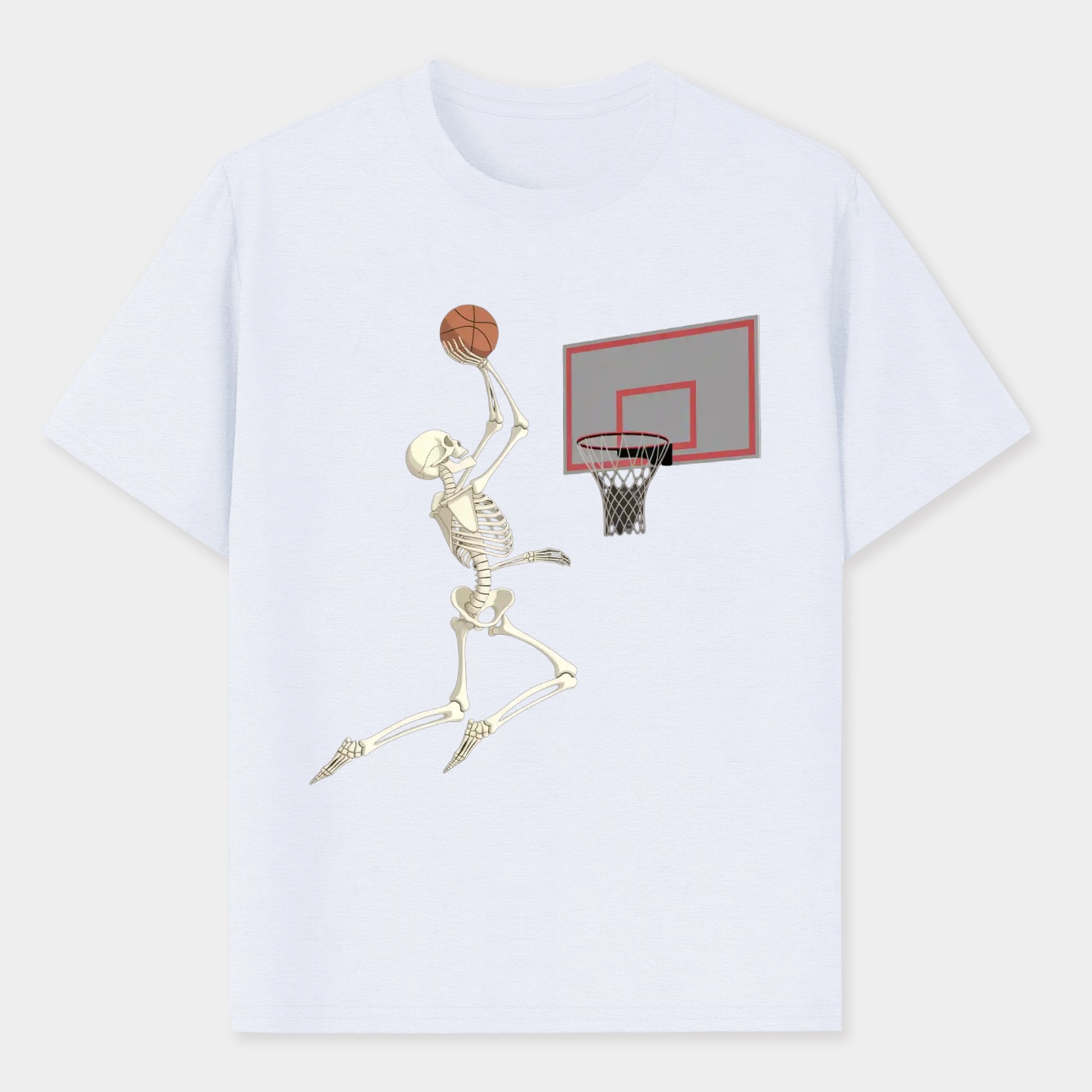 Slam Dunk Skelly Men's Performance Athletic T-Shirt