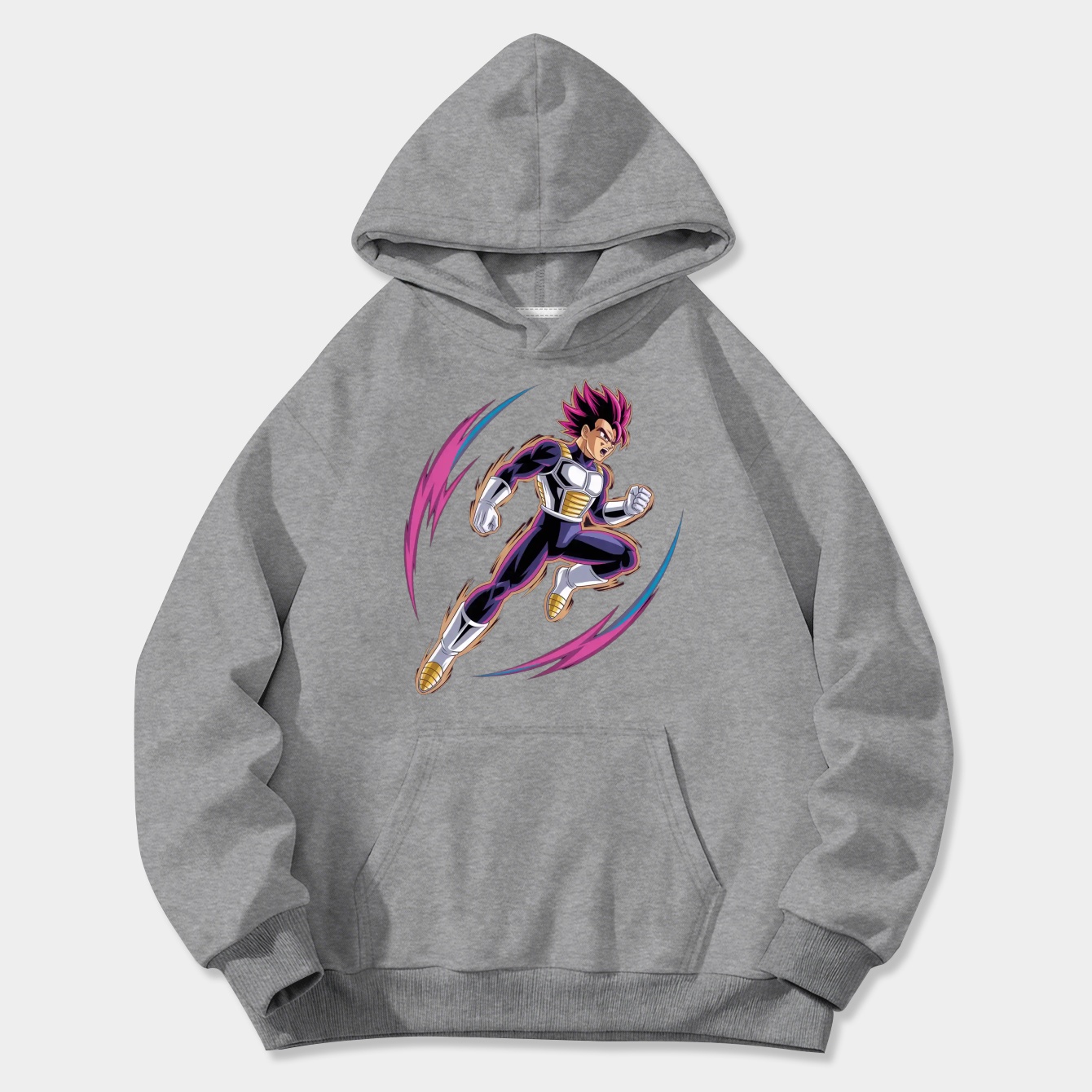 vegeta dynamic power pose Women's Plus Size Hoodie