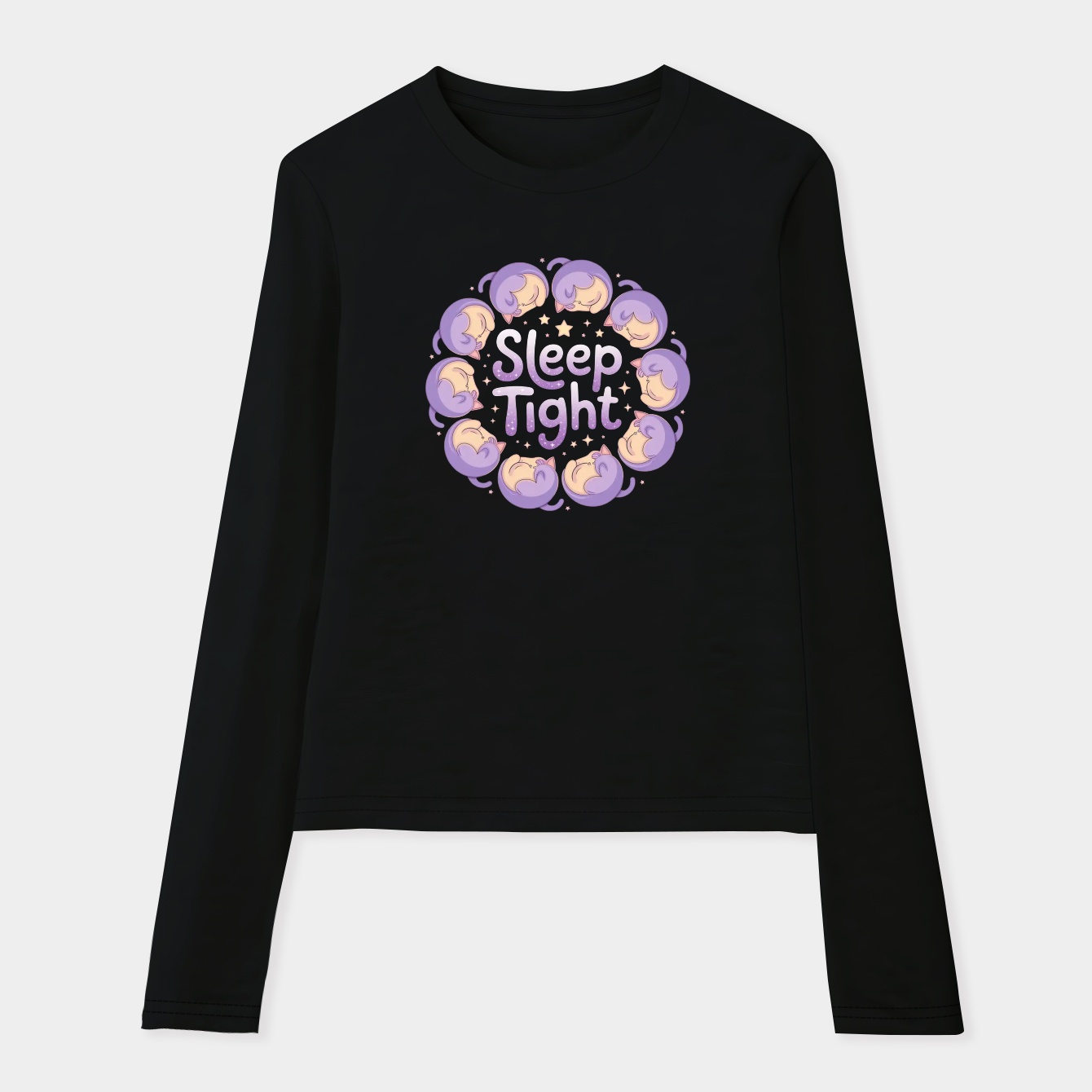 Sleep Tight! Mowows Women's Soft Long Sleeve T-Shirt