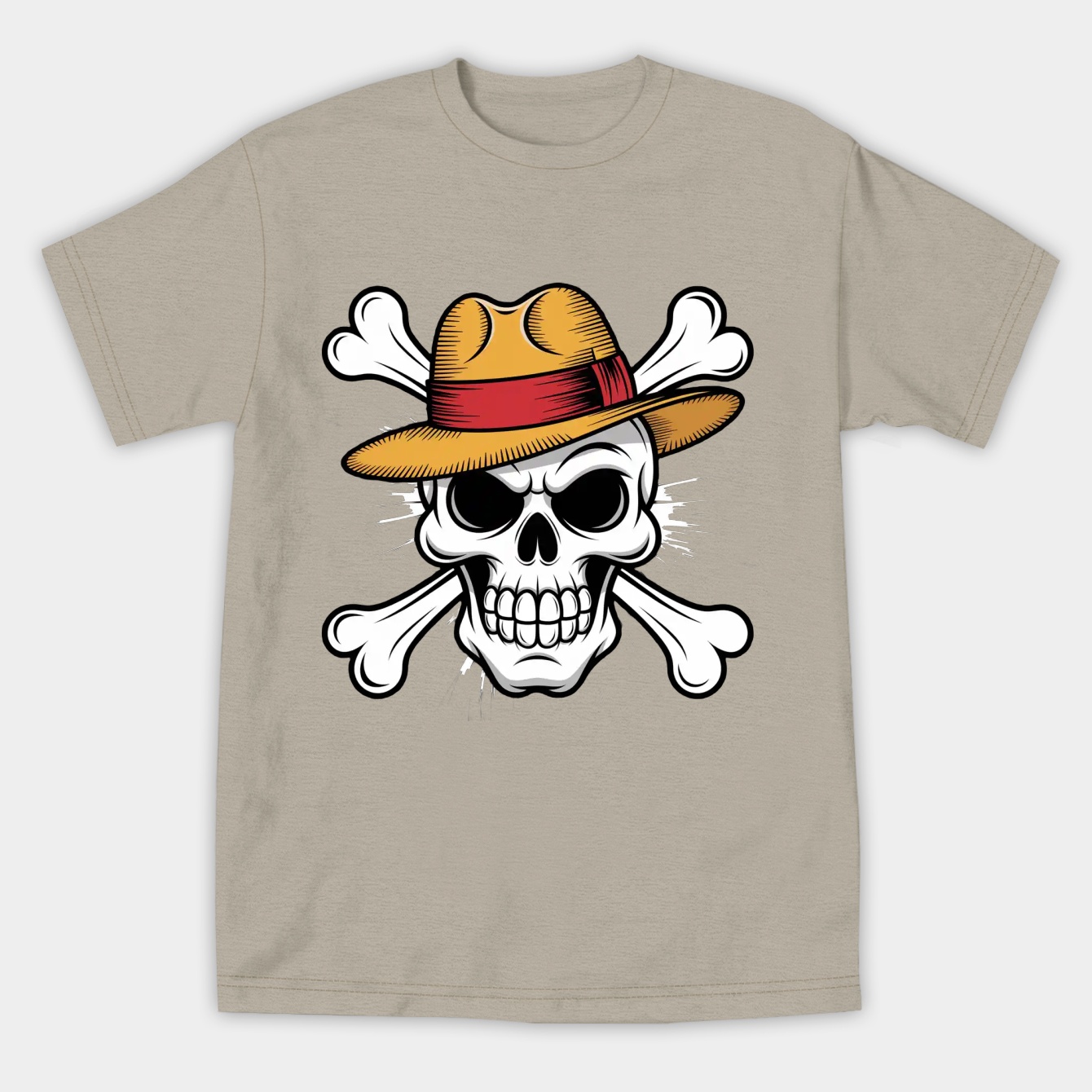 One P Pirate Skull Emblem Women's Athletic Performance T-Shirt