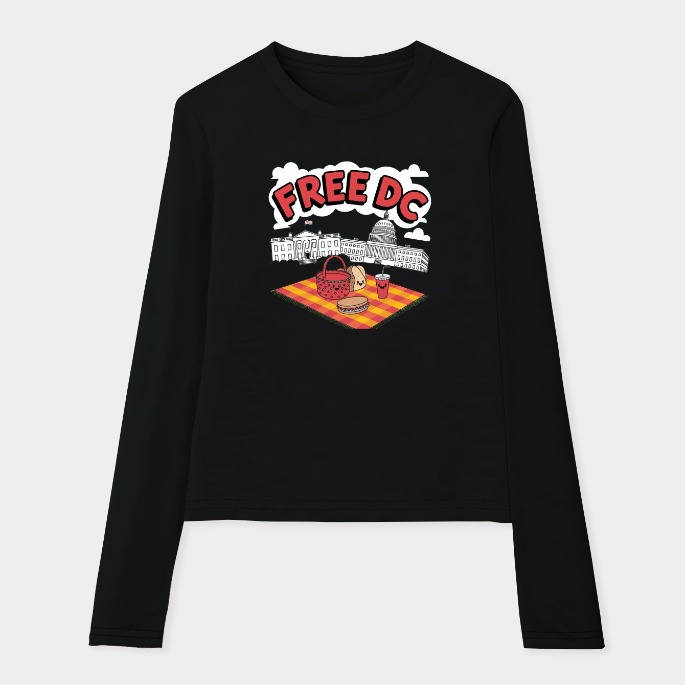 Free DC Picnic Cartoon