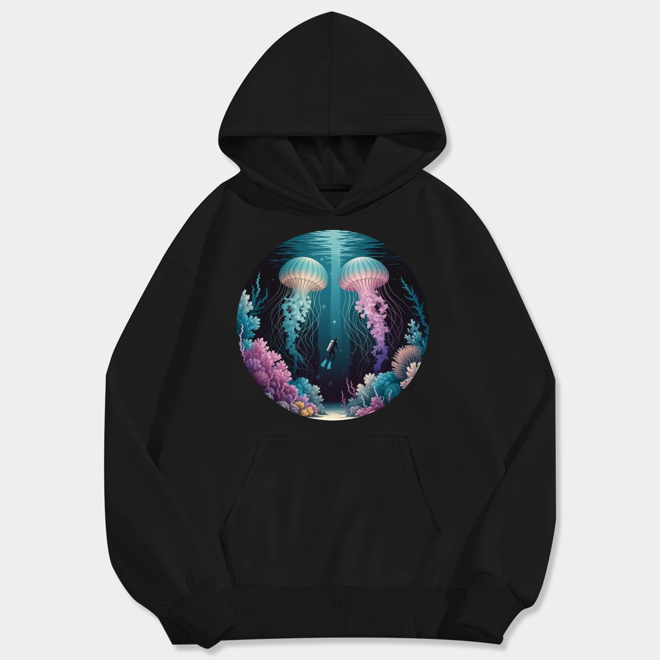 Subnautica Men's Big & Tall Hoodie