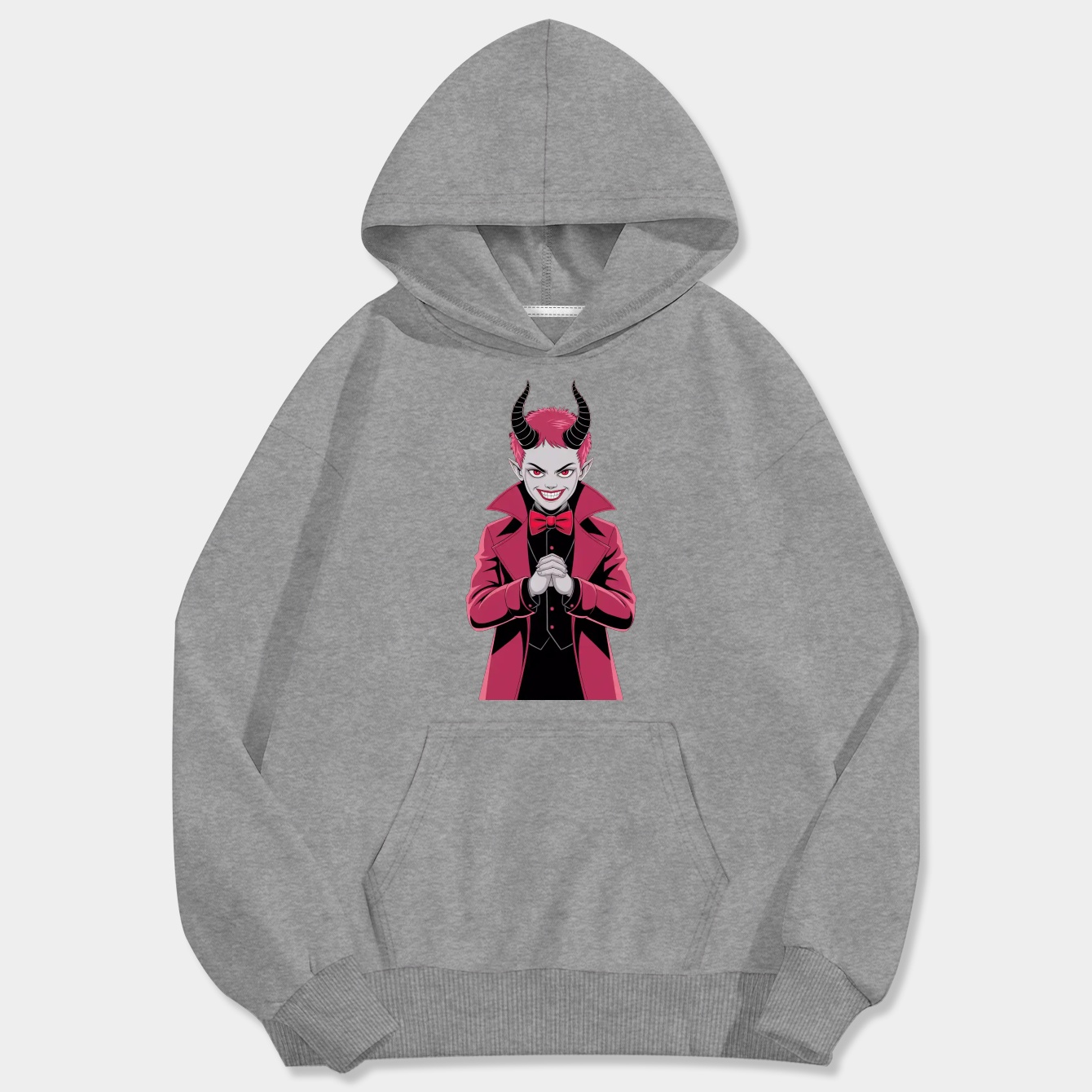 Alastor Character Red Theme Men's Big & Tall Hoodie