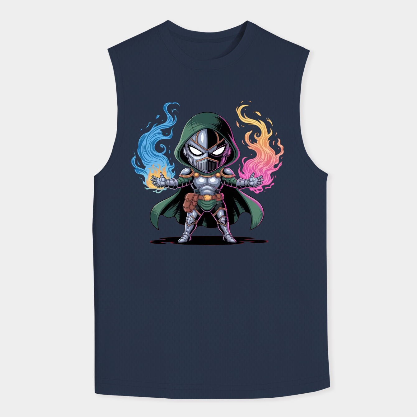 Chibi Doctor Doom Men's Big & Tall Tank Top