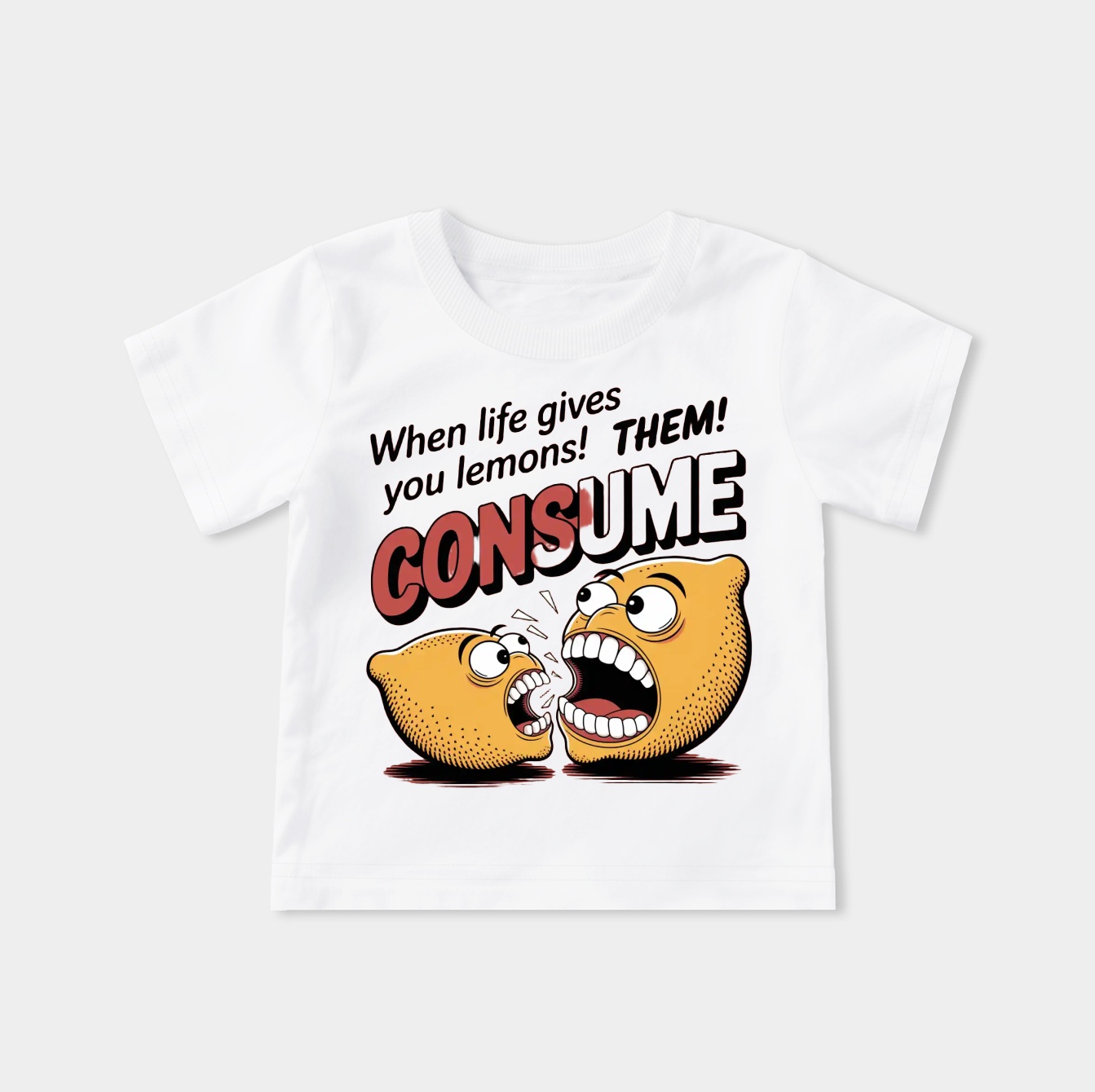 When Life Gives You Lemons Consume Them! Youth Classic T-Shirt