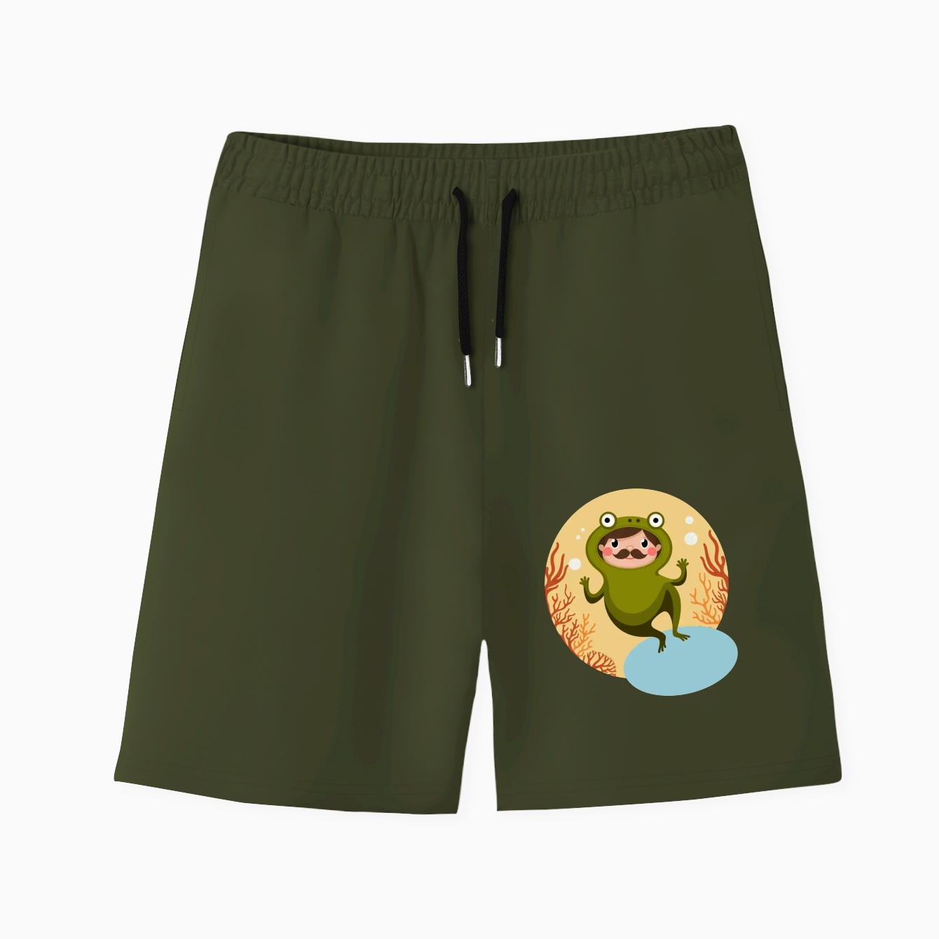 Mario Frog Mario Extra Soft Men's Quick-Dry Athletic Shorts