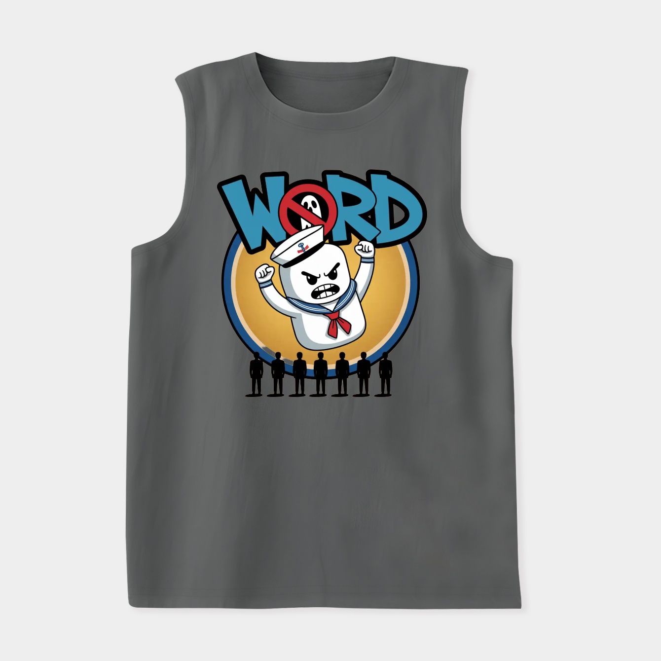 Papa Puft Ghost Battle Women's Soft Tank Top