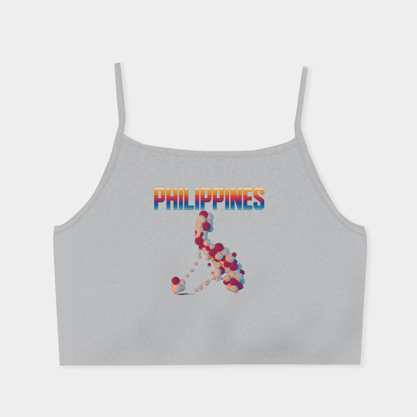 Philippines Pride Women's  Spaghetti Strap Tank Top