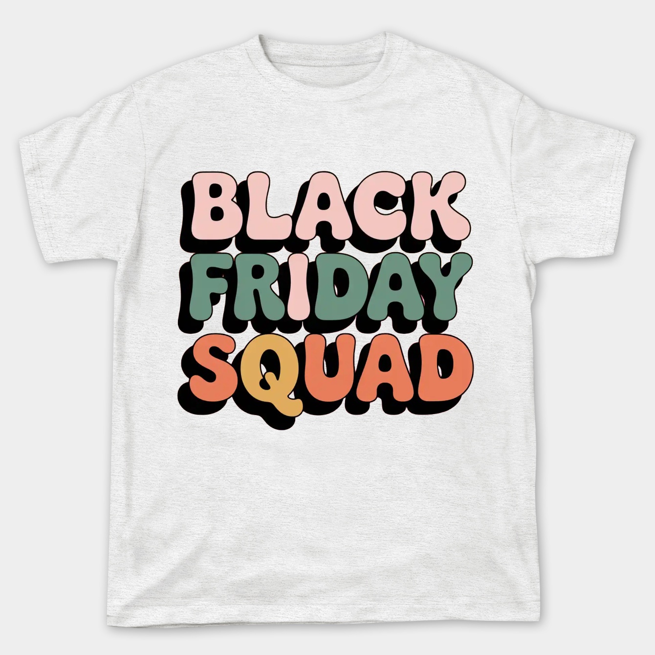 Black Friday Shopping Squad Women's Plus Size T-shirt