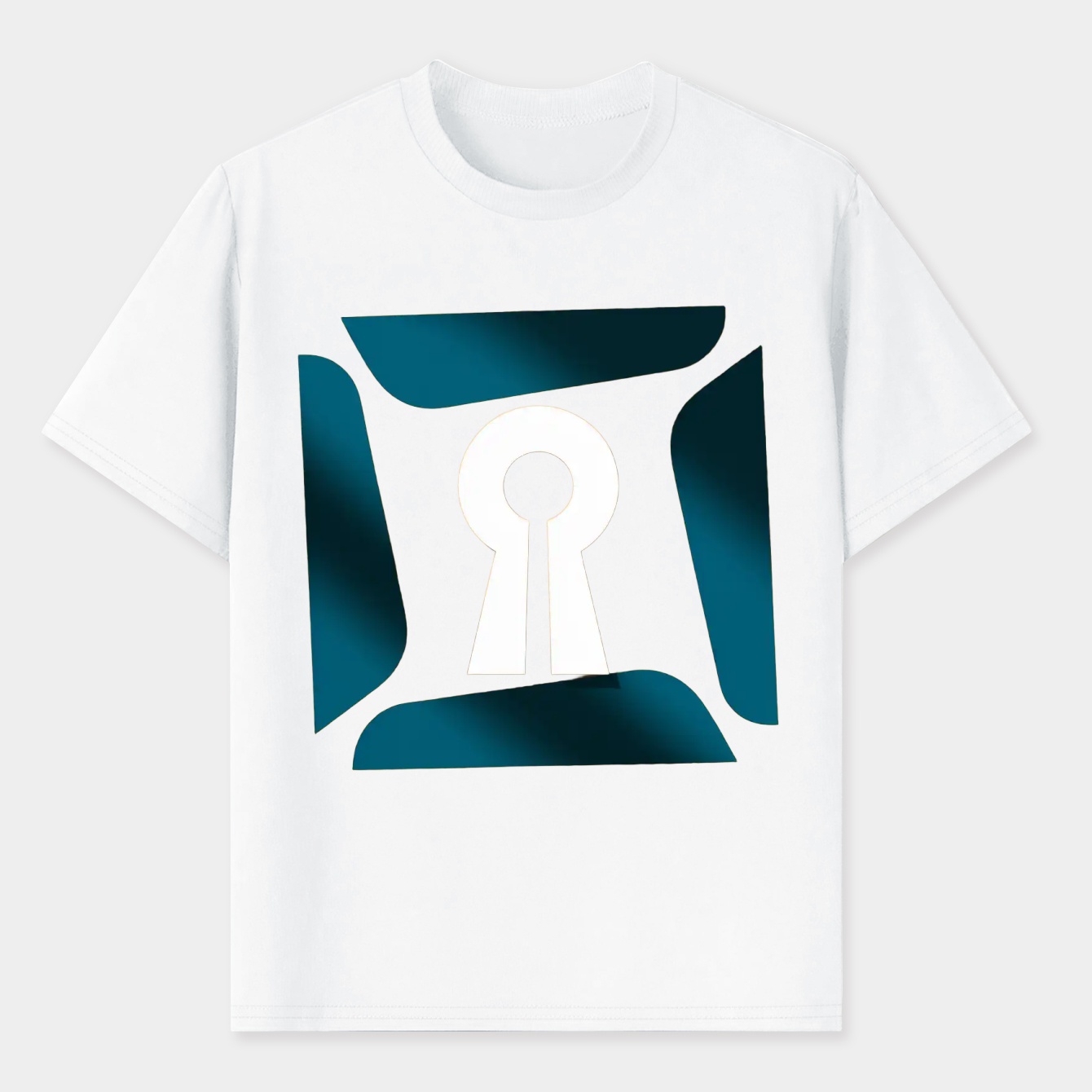 DOOR LOCK BLUE Men's T-Shirt