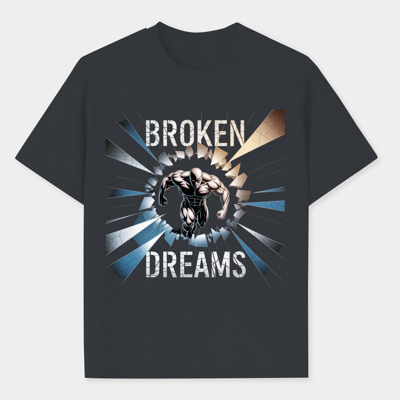 Broken Dreams Men's Performance Athletic T-Shirt