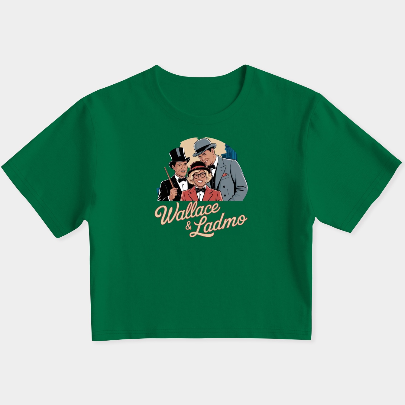 Wallace and Ladmo Women's Slim Fit Baby Tee