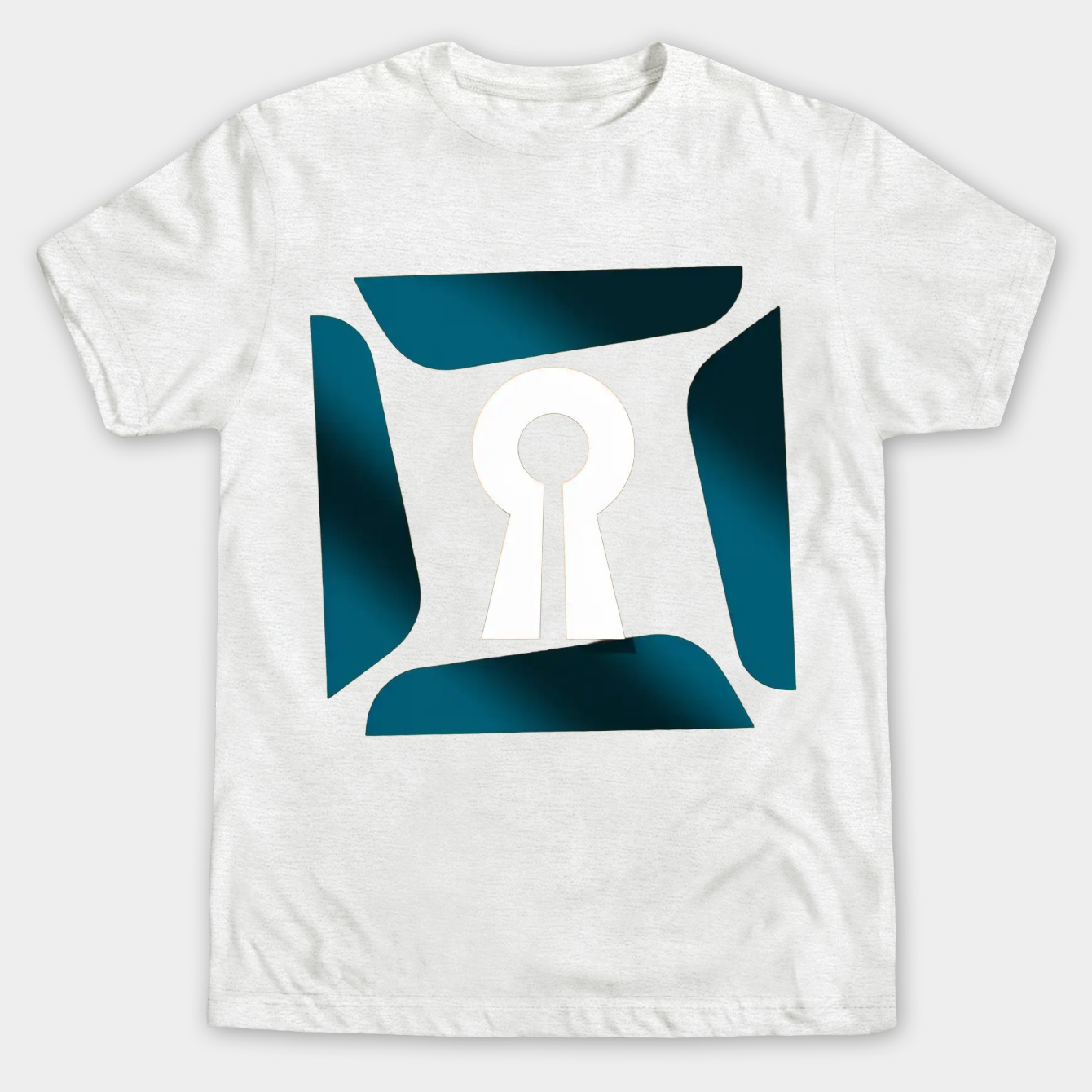 DOOR LOCK BLUE Men's Big & Tall T-shirt