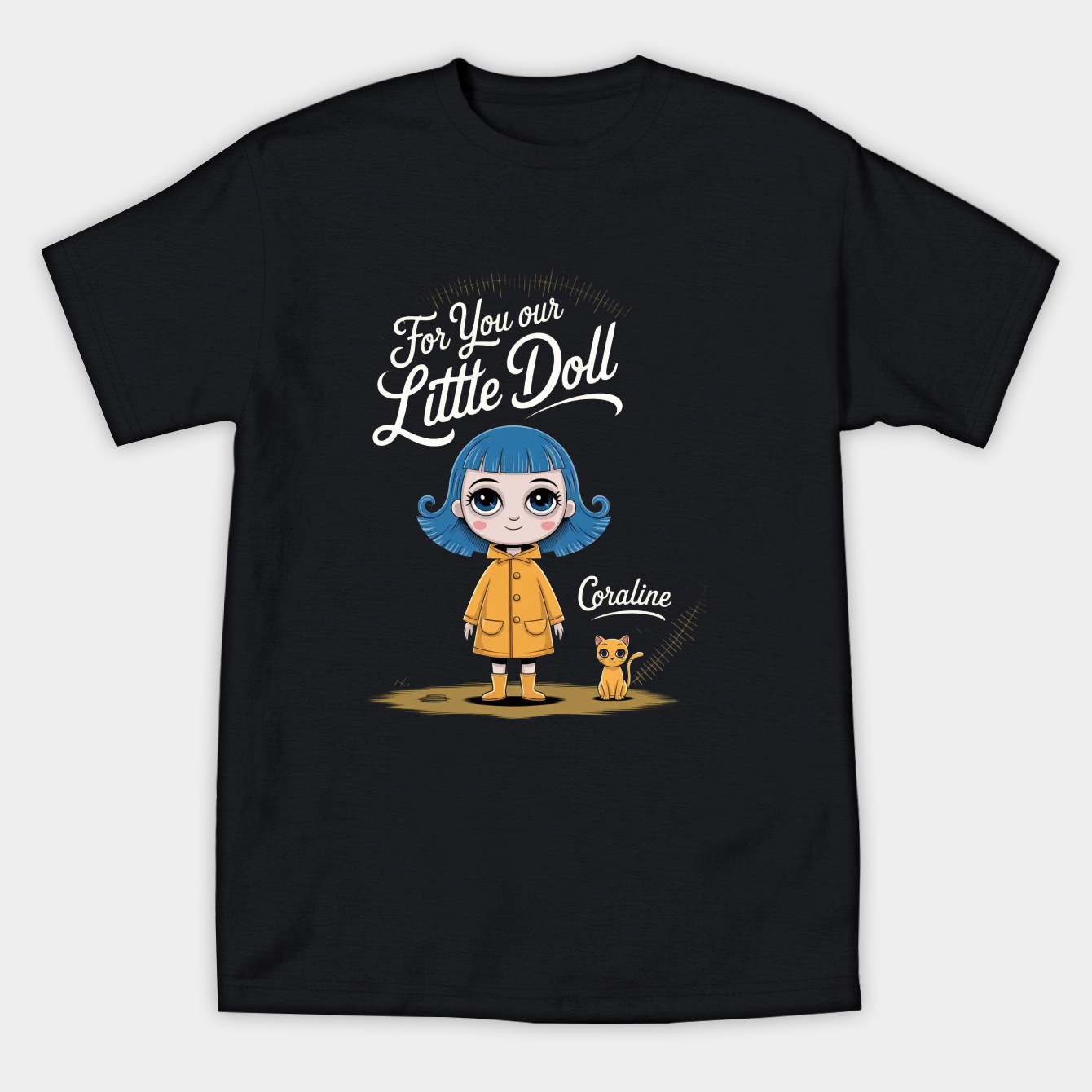 Coraline For You Our Little Doll Extra Soft Women's Athletic Performance T-Shirt