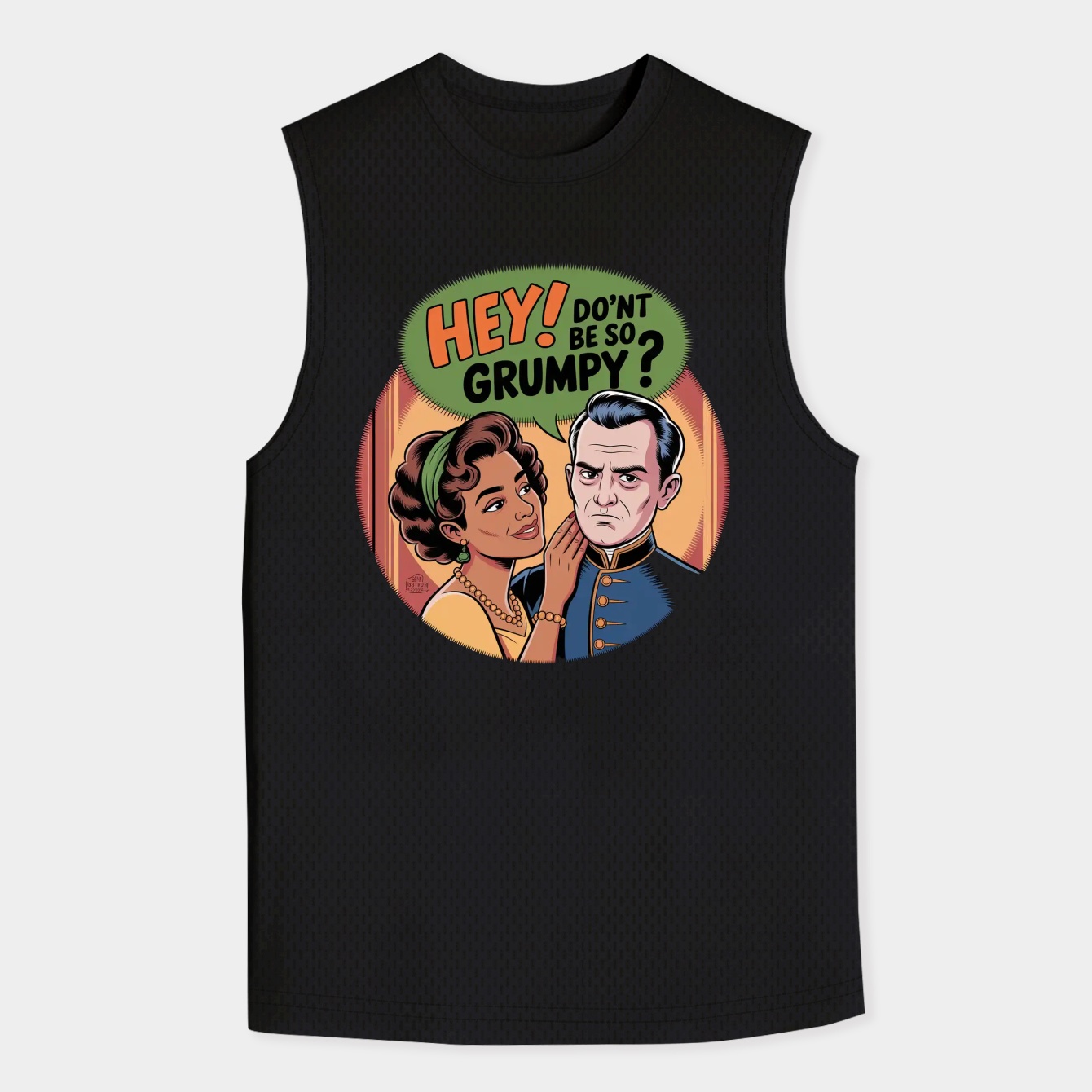 Hey! Don't be so grumpy Men's Big & Tall Tank Top